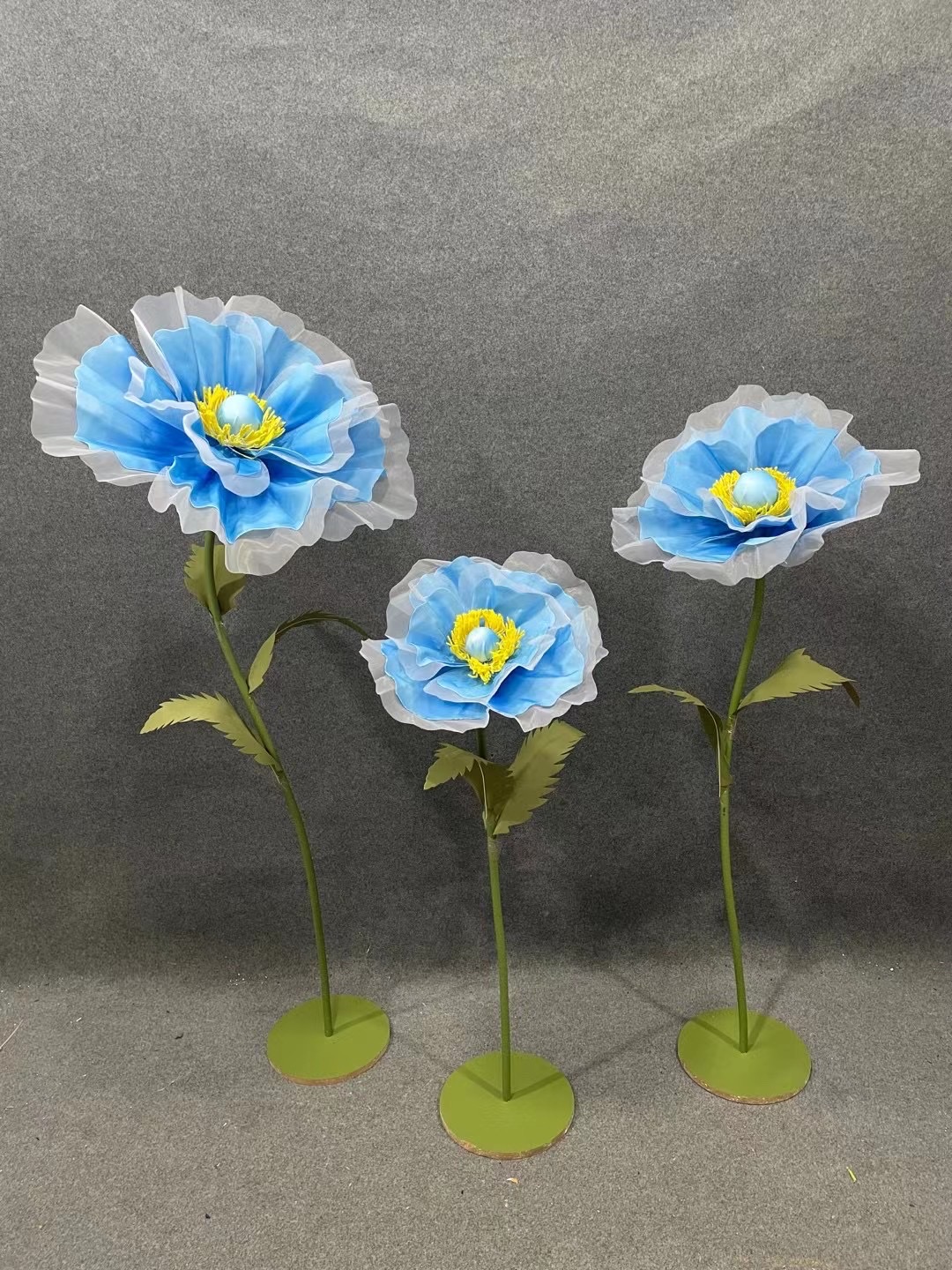 Wedding decoration flowers, stage background artificial flowers, display window decoration artificial flowers detail image 2