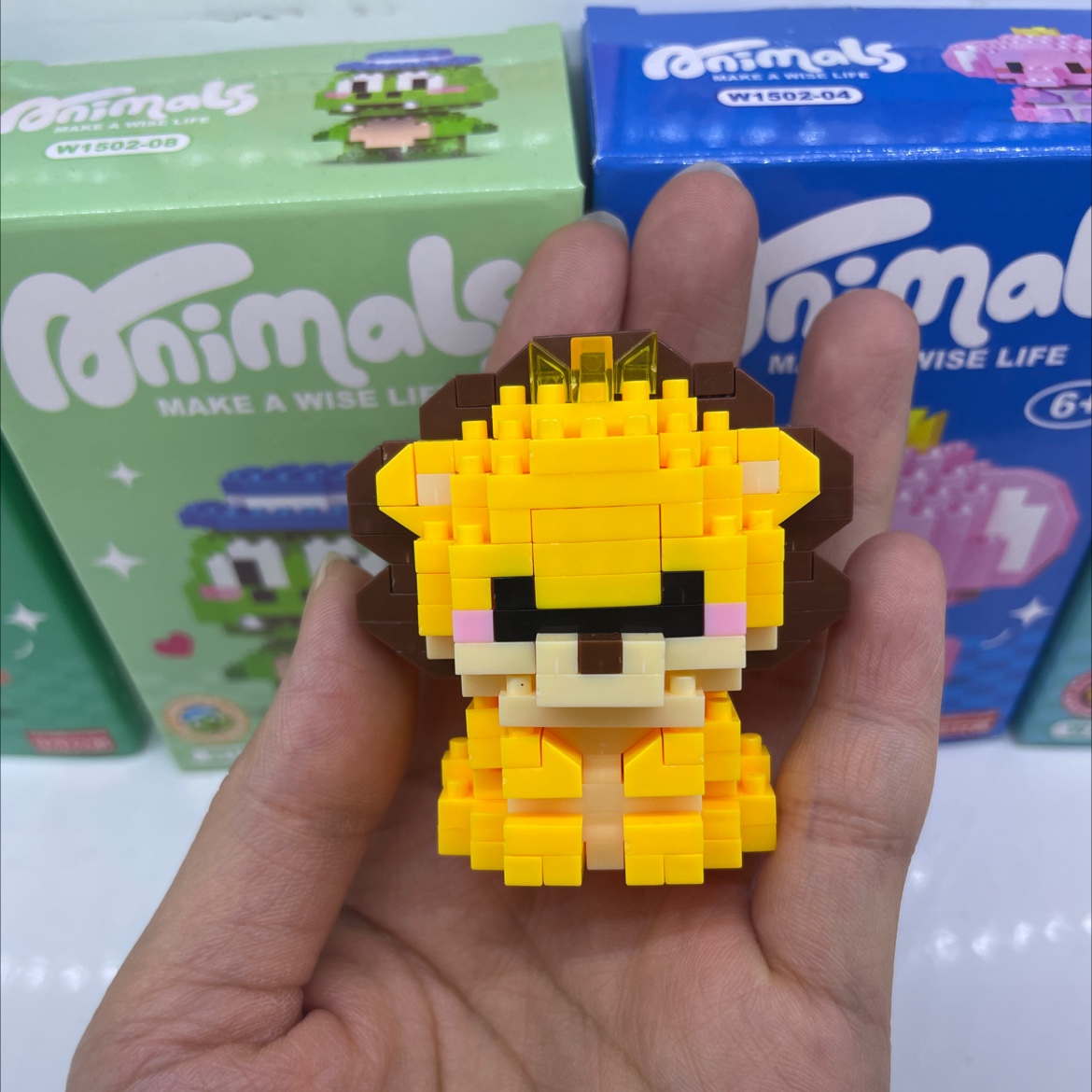 积木DIY益智玩具玩具玩具儿童拼接卡通木立体拼图细节图