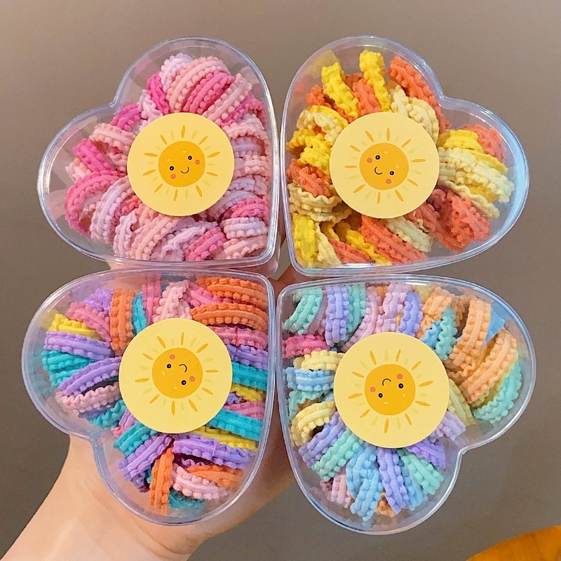 儿童橡皮筋女扎头不伤发宝宝头绳女童小皮套可爱裙边拇指发圈发绳发饰发饰详情图3