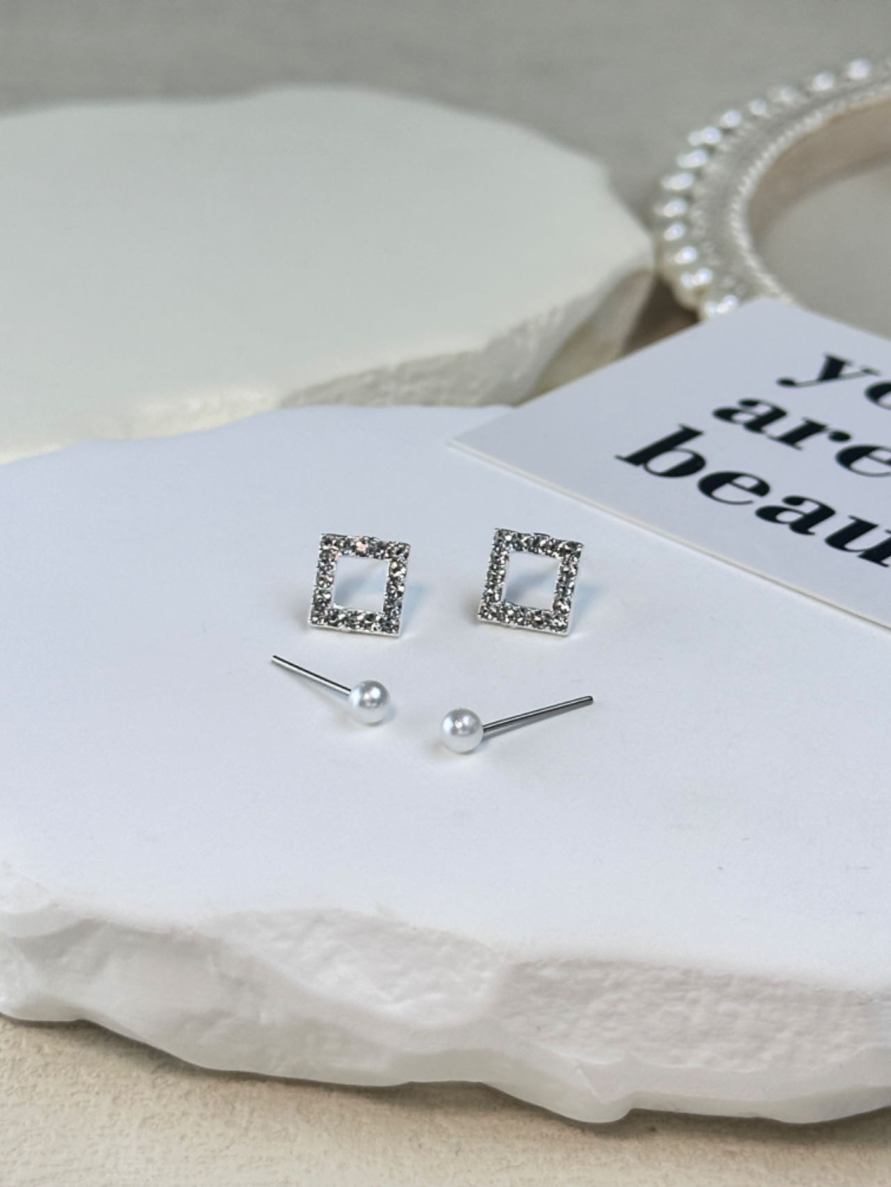 耳di n女款饰品 璀璨耳饰 明星同款耳环 时尚潮流耳饰 独特设计耀眼耳钉详情图3