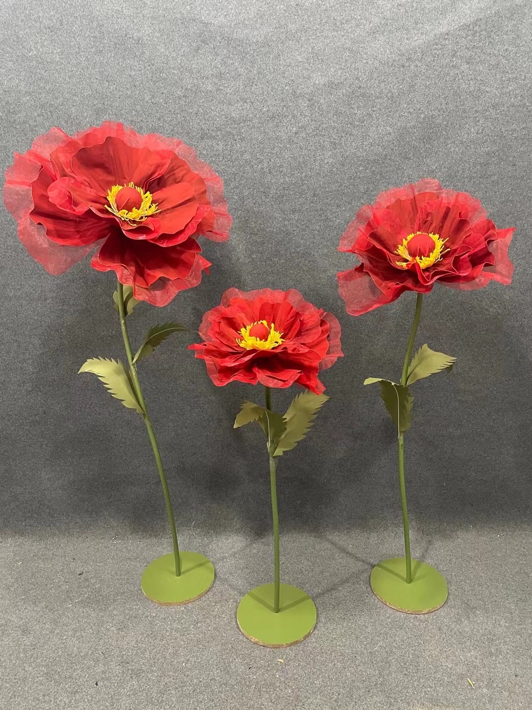 Wedding decoration flowers, stage background artificial flowers, display window decoration artificial flowers detail image 4