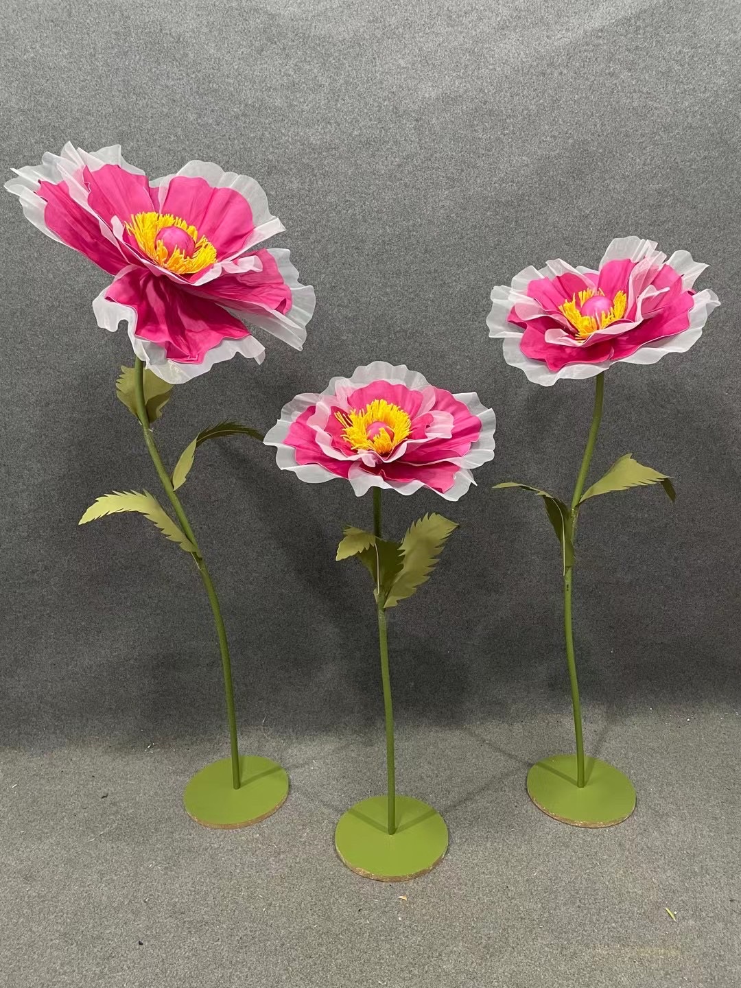 Wedding decoration flowers, stage background artificial flowers, display window decoration artificial flowers detail image 3