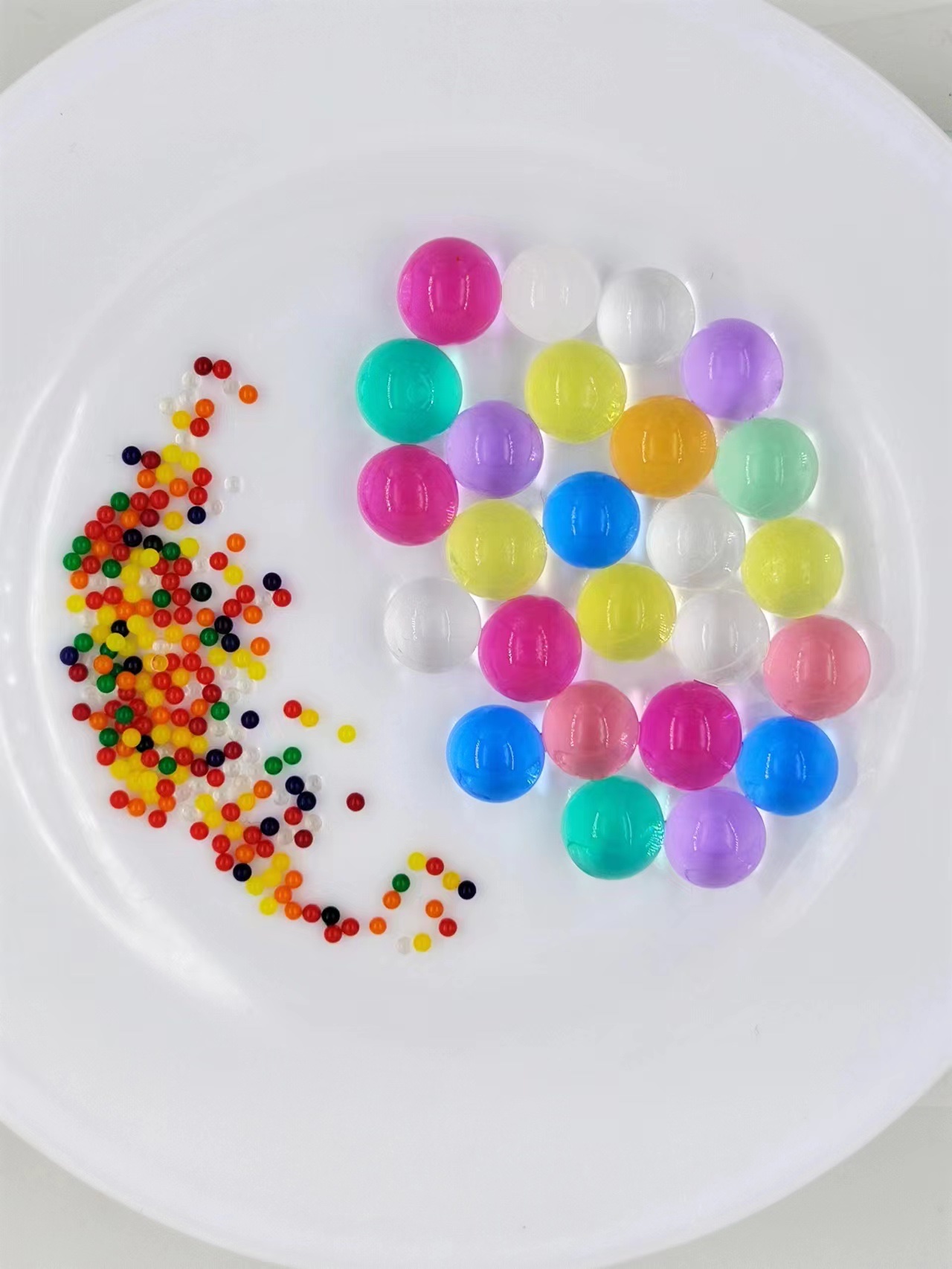 儿童海洋宝宝 海洋珠 水晶珠 泡大珠 新奇玩具 海绵宝宝 养花宝宝 泡大珠子白底实物图