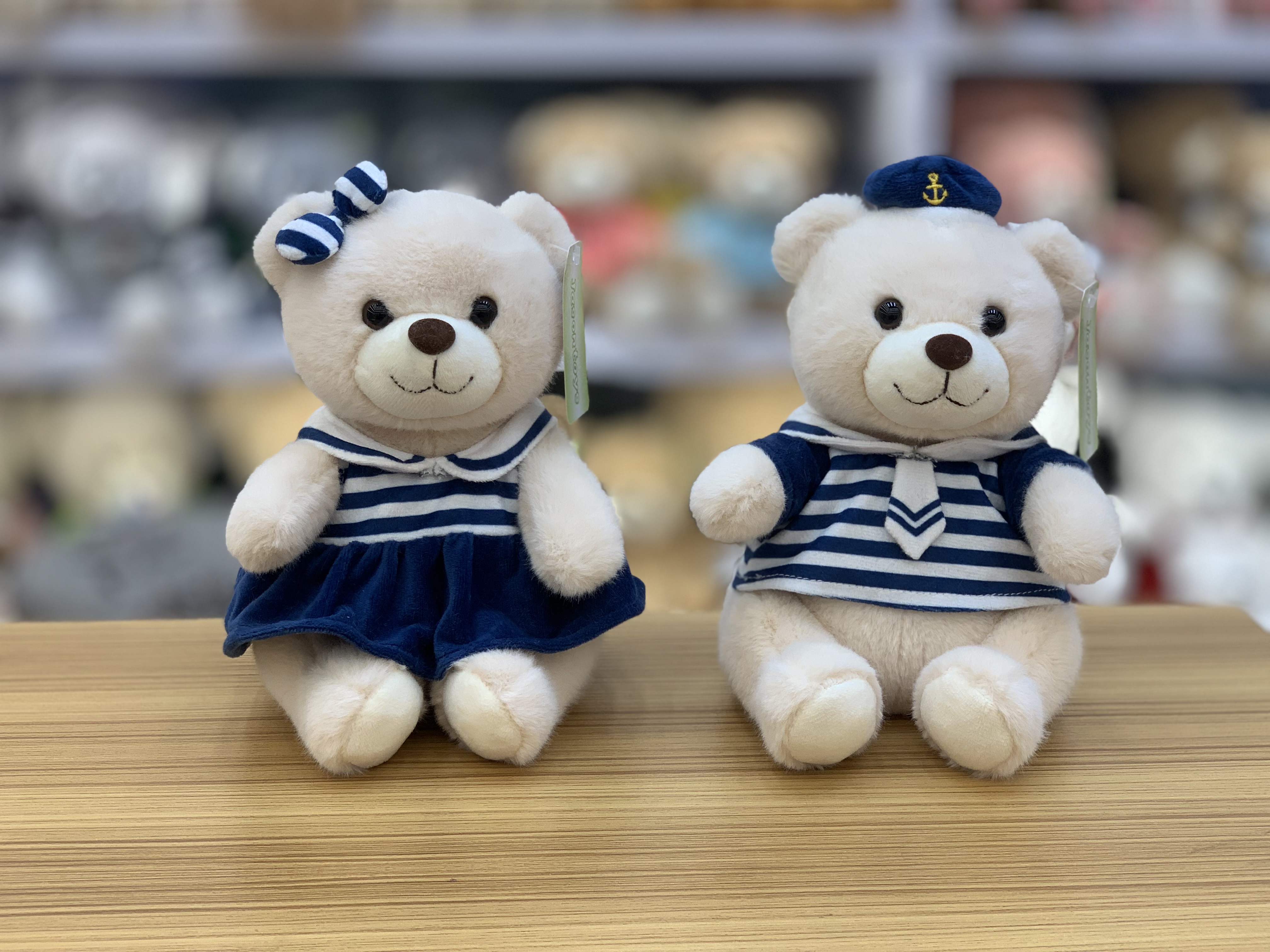 海军情侣熊儿童生日派对礼物装饰套装 节日庆祝用品