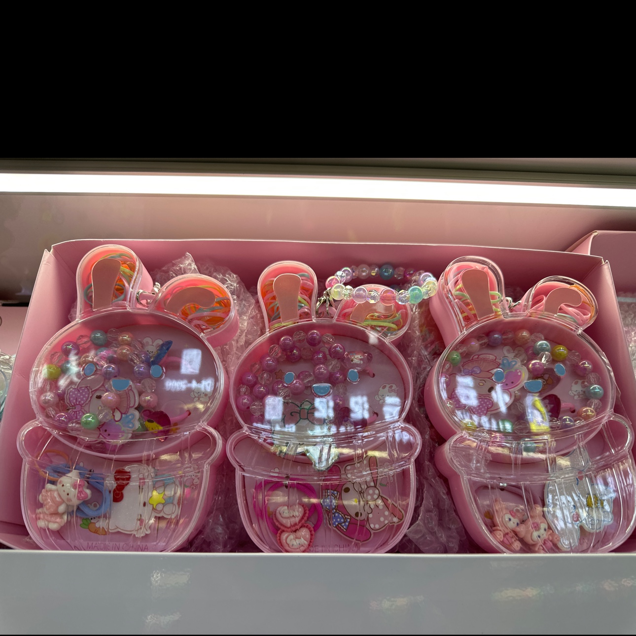 儿童手工DIY串珠 珍珠项链手链戒指 扭扭棒毛绒材质 玻璃弹珠装饰款 扭扭棒游戏道具 儿童互动玩具详情图4