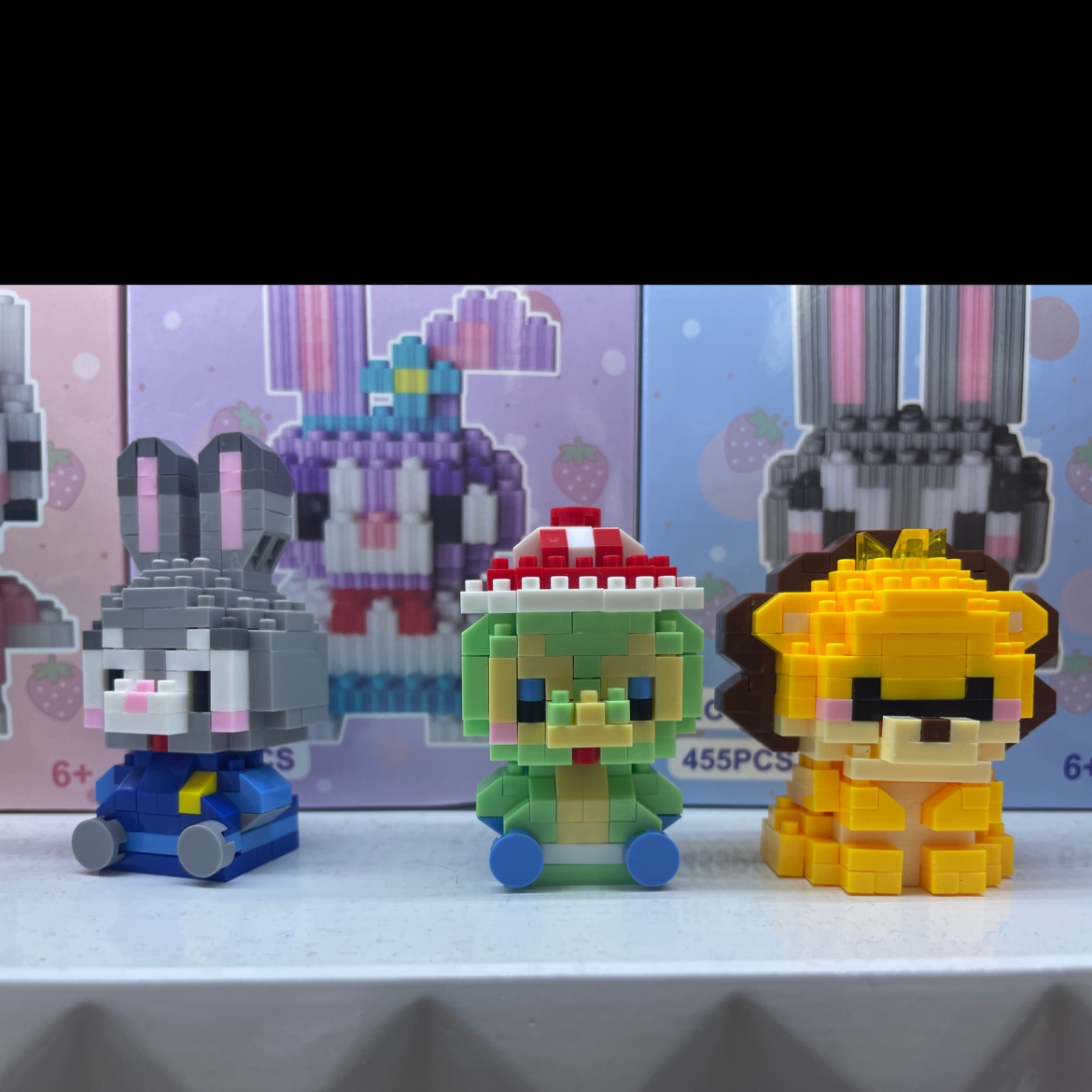 积木DIY益智玩具玩具玩具儿童拼接卡通木立体拼图产品图