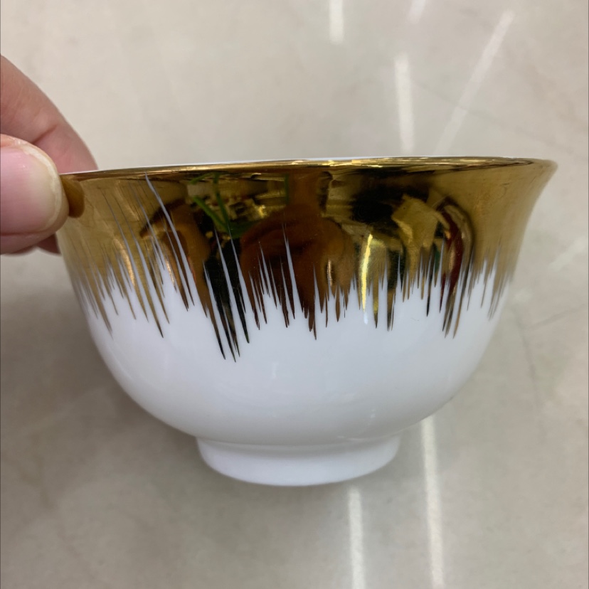4.5反口碗镀金 适合家庭、酒店、餐馆，欢迎选购！详情图3