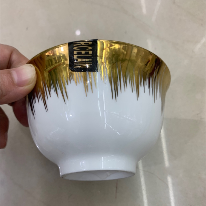 4.5反口碗镀金 适合家庭、酒店、餐馆，欢迎选购！详情图5