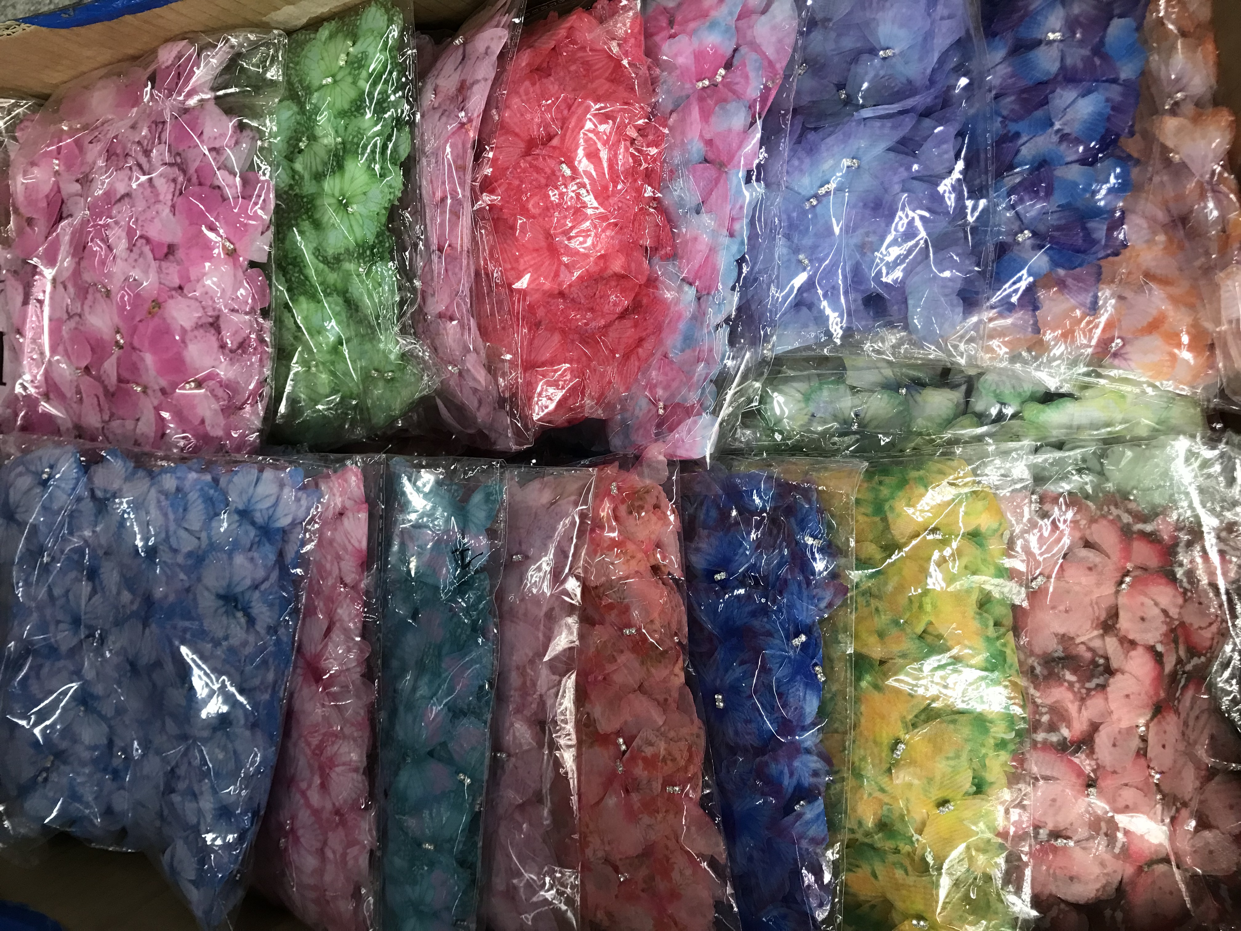 蝴蝶薄纱蝴蝶仿真蝴蝶头饰发饰服饰流行时尚新款饰品配件厂家直销diy饰品配件diy饰品配件详情图4