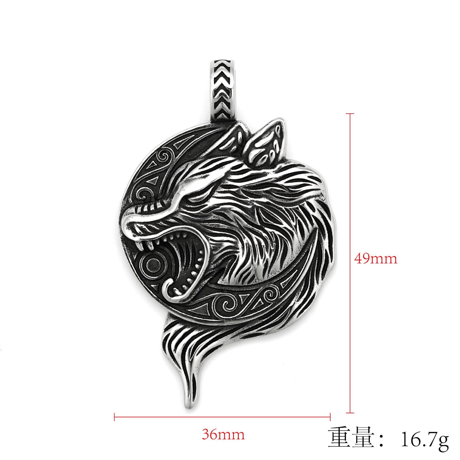 Stainless steel cast pendant, stainless steel pendant Specification image