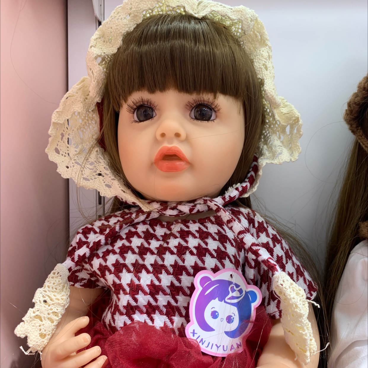 可爱重生娃娃送女朋友礼物可以DIY，高级感搪胶材质，仿真娃娃芭比娃娃BJD娃娃儿童玩具唱歌跳舞芭比礼盒玩具图