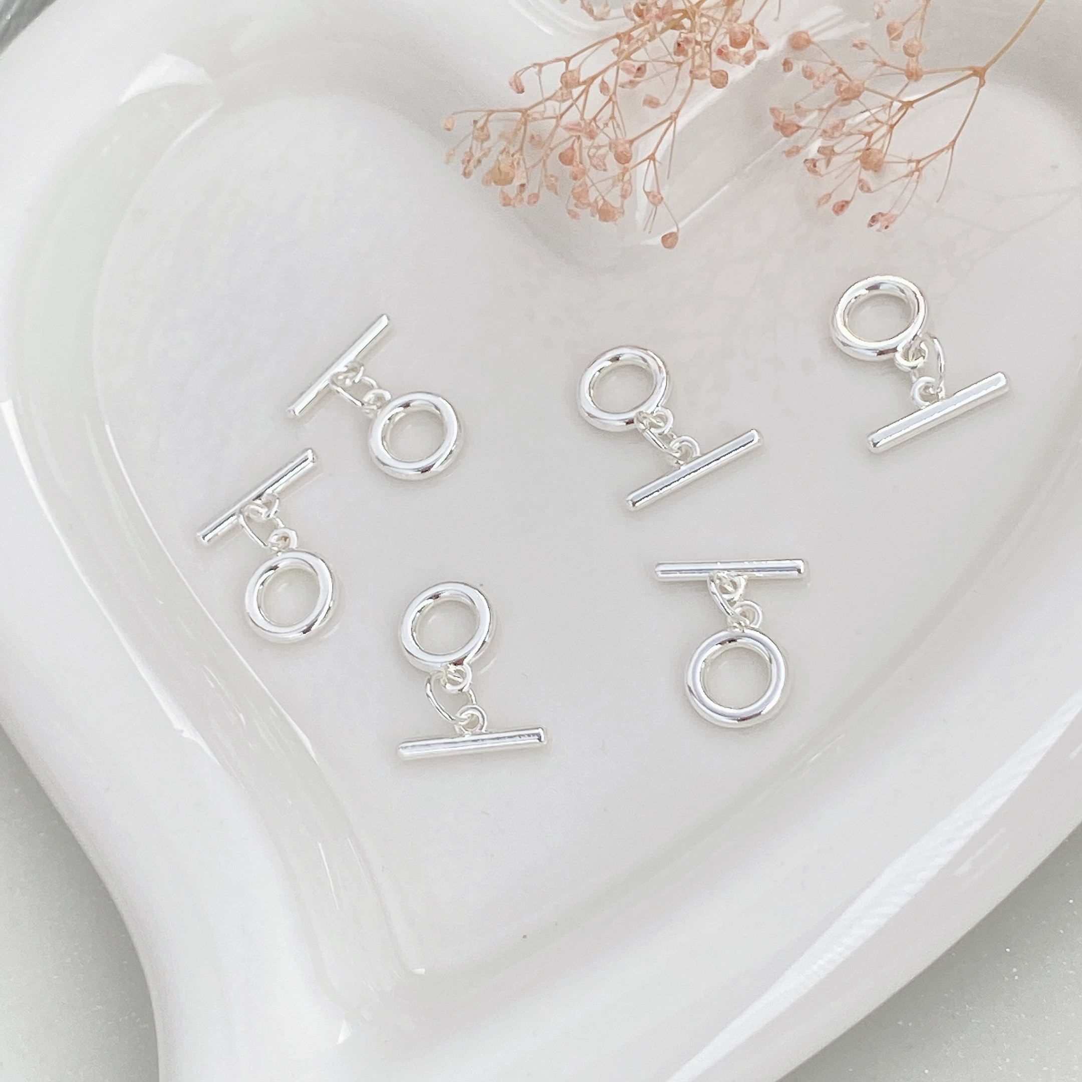 OT pearl buckle plated with 18K true gold, high-warranty accessory 10mm Specification image
