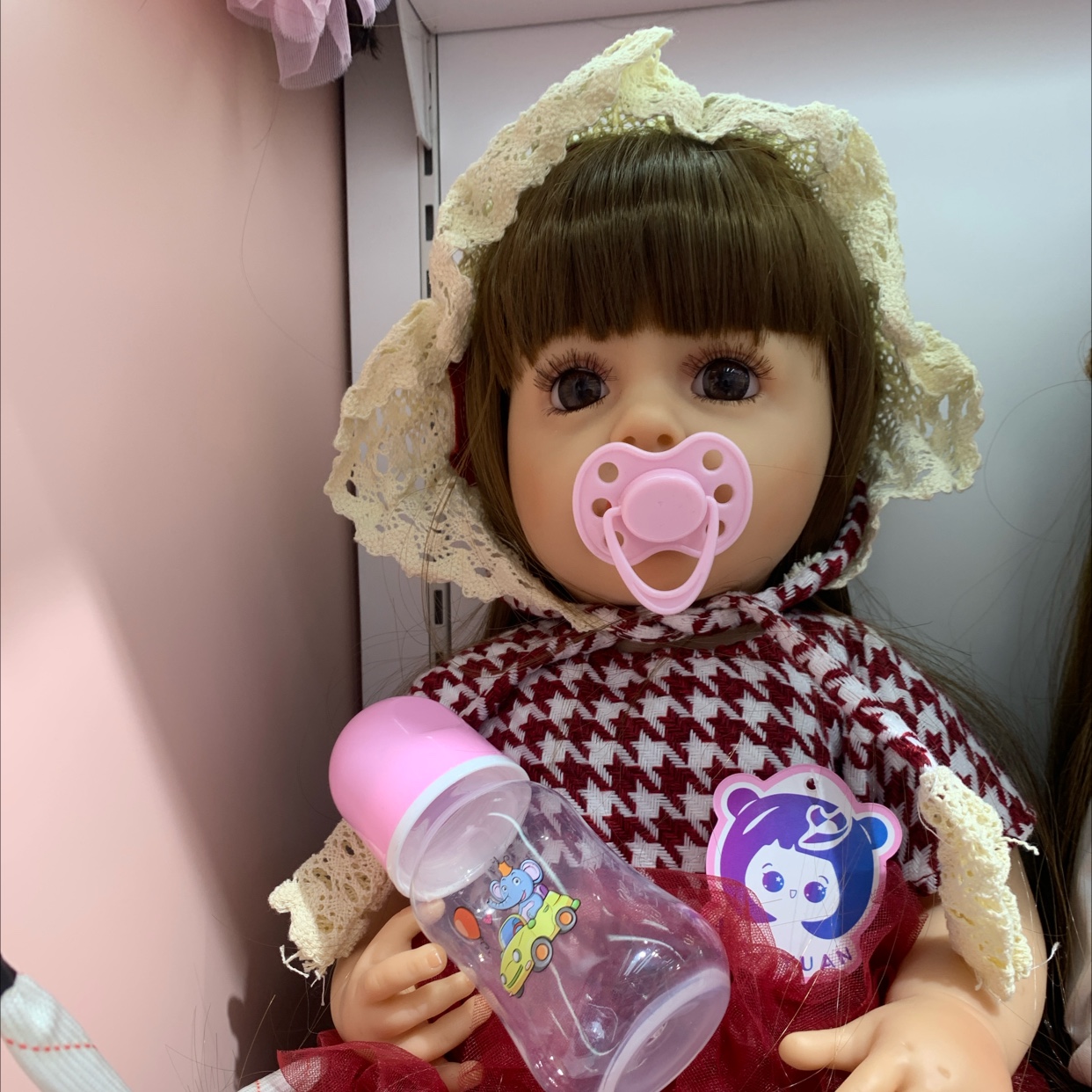 可爱重生娃娃送女朋友礼物可以DIY，高级感搪胶材质，仿真娃娃芭比娃娃BJD娃娃儿童玩具唱歌跳舞芭比礼盒玩具产品图