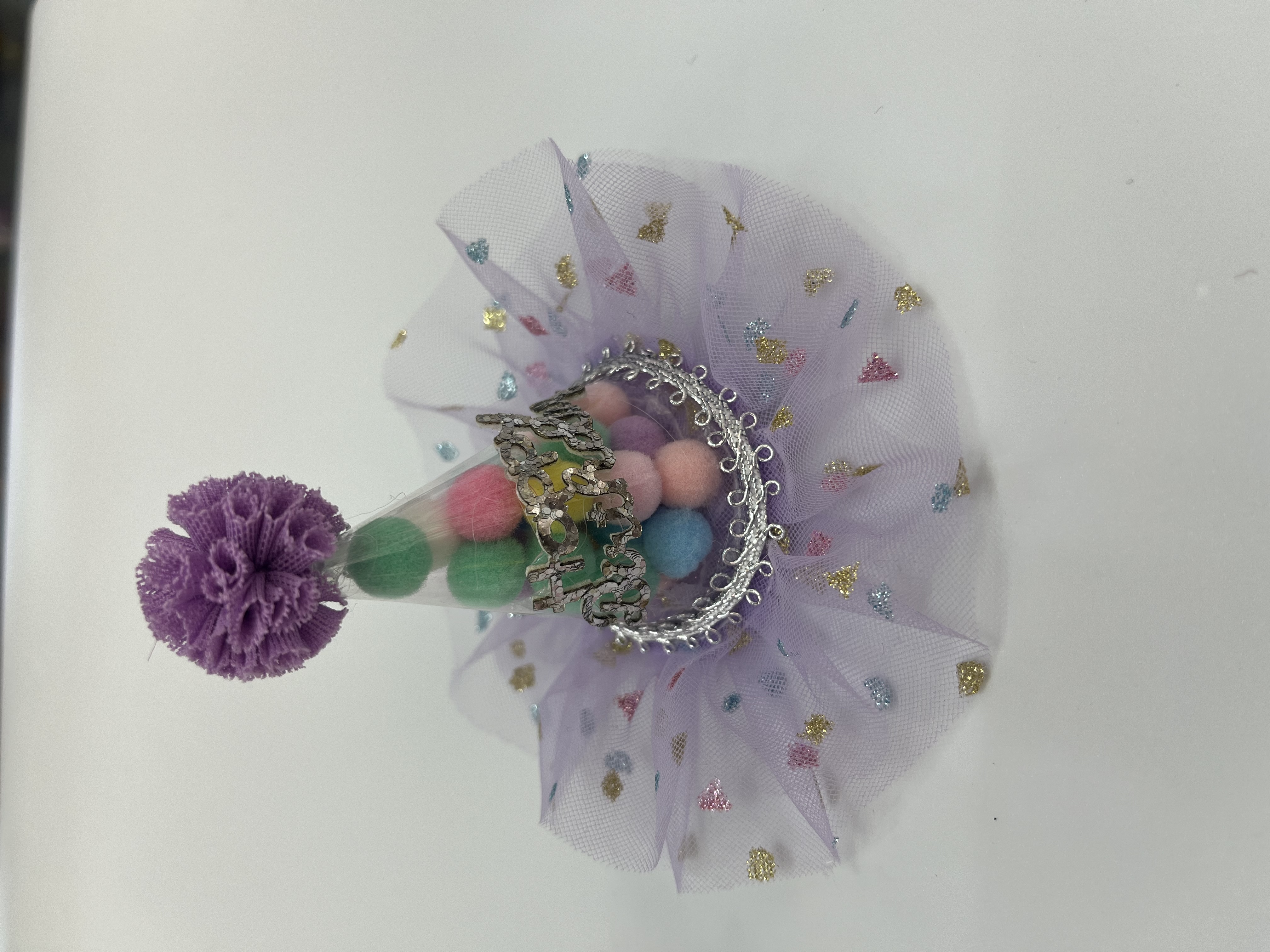 Little princess birthday cake, hair accessory, children's party hair band, creative headwear for girls and babies, scene arrangement Application Scenario