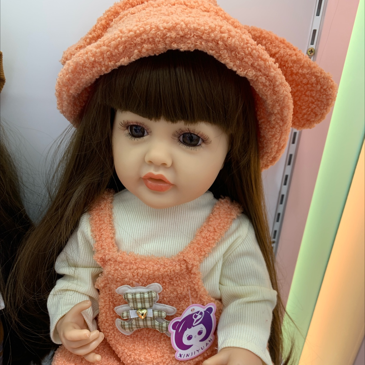 Cute and reborn doll, a birthday gift for your girlfriend, with a high-end feel. It can dress and talk, comes with diapers, and can be diy. BJD doll gift box toy singing and dancing Barbie figurine