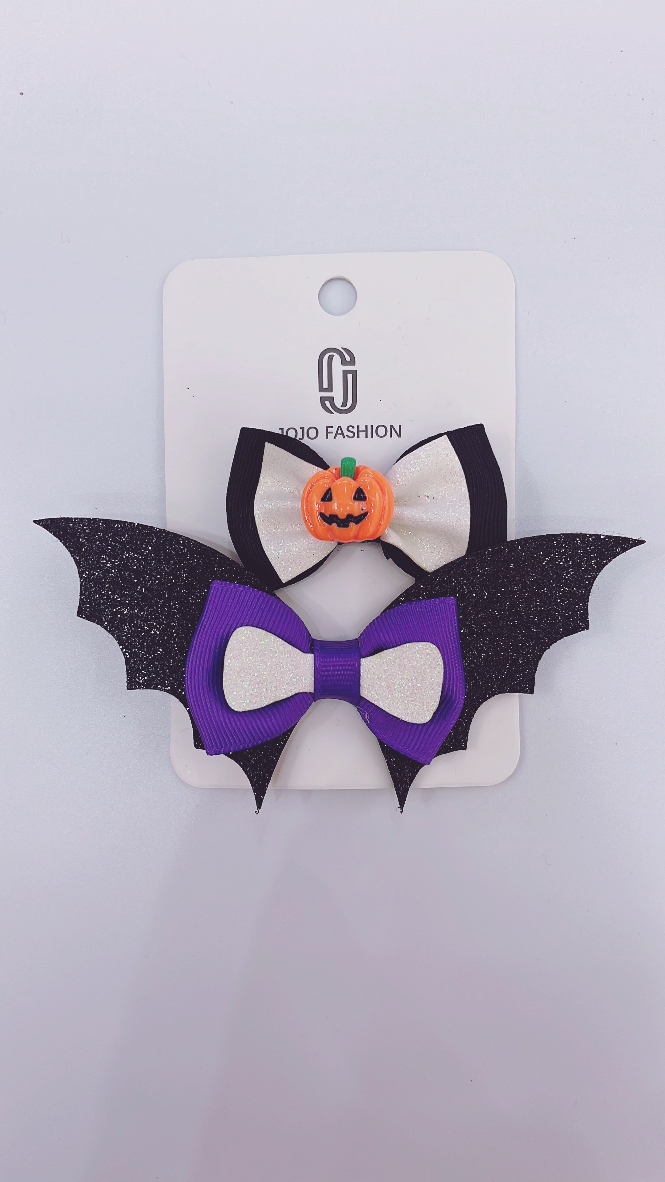 Amazon's best-selling children's bow hair clips, Halloween bat pumpkin skull hair accessories, and funny party headwear detail image 4