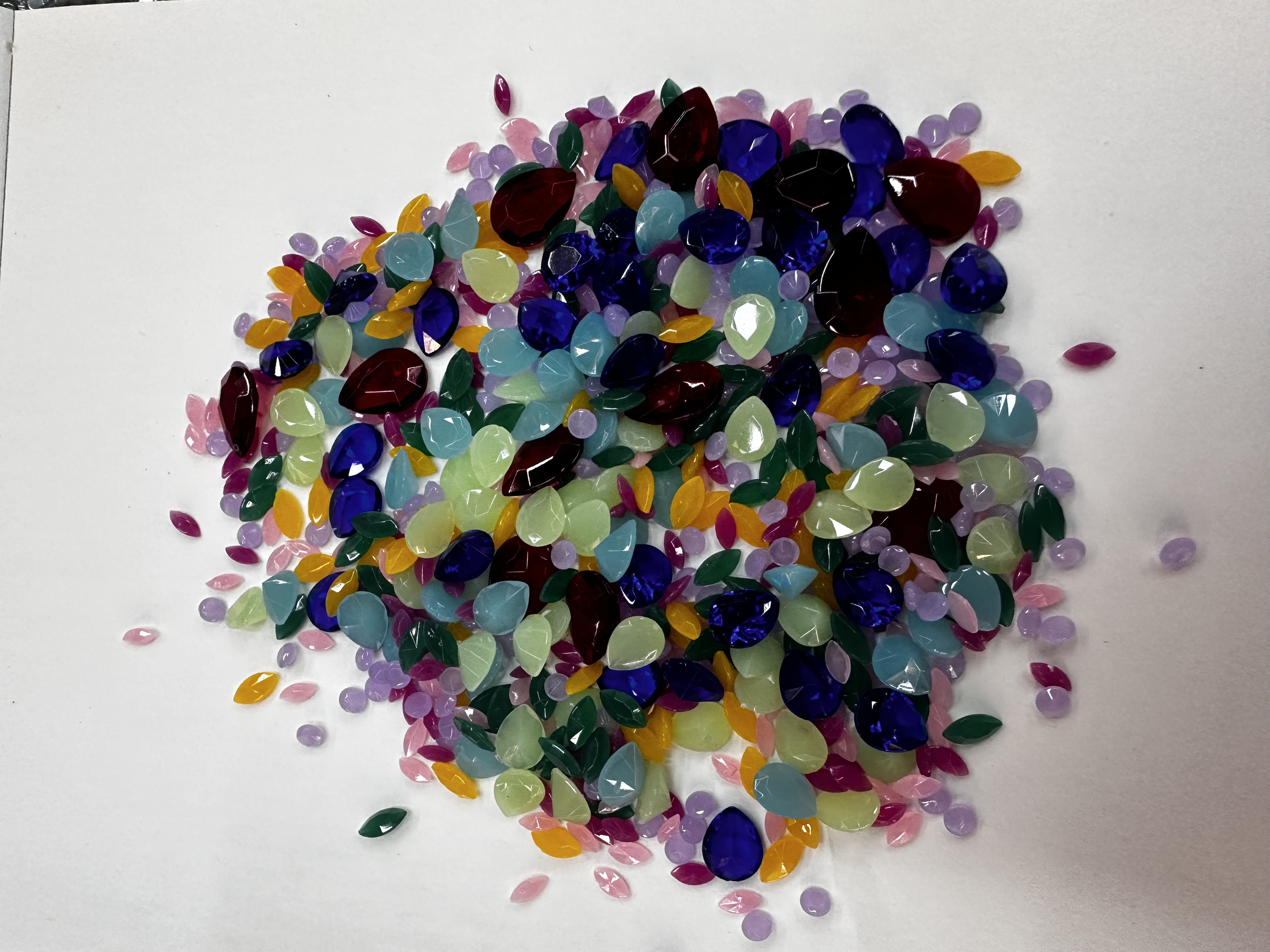 水晶吊头别针圆盘戒指套装 塑料字母扣装饰 吊牌枪枪针方便快捷 创意饰品新款上市