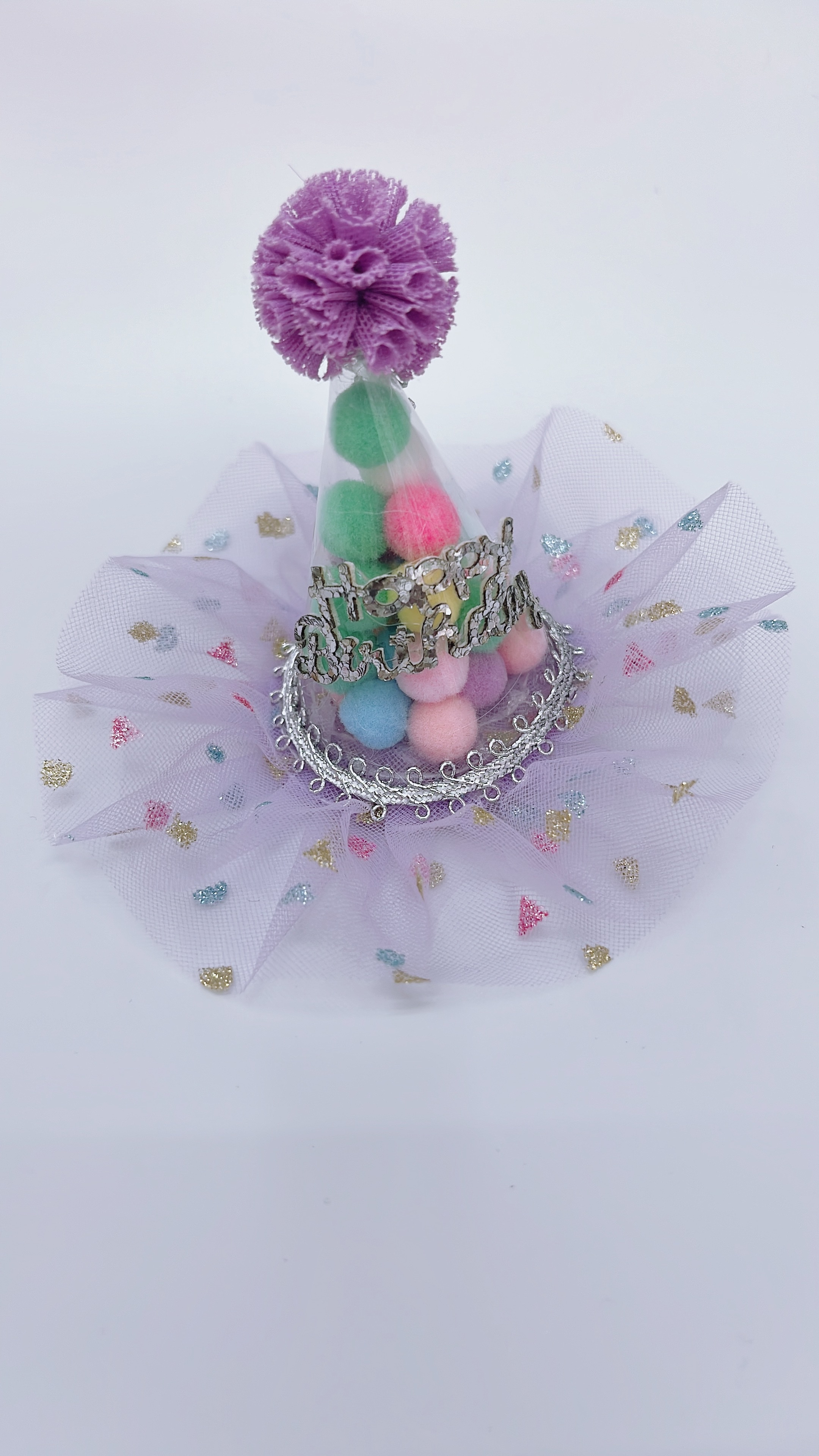 Little princess birthday cake, hair accessory, children's party hair band, creative headwear for girls and babies, scene arrangement details Picture