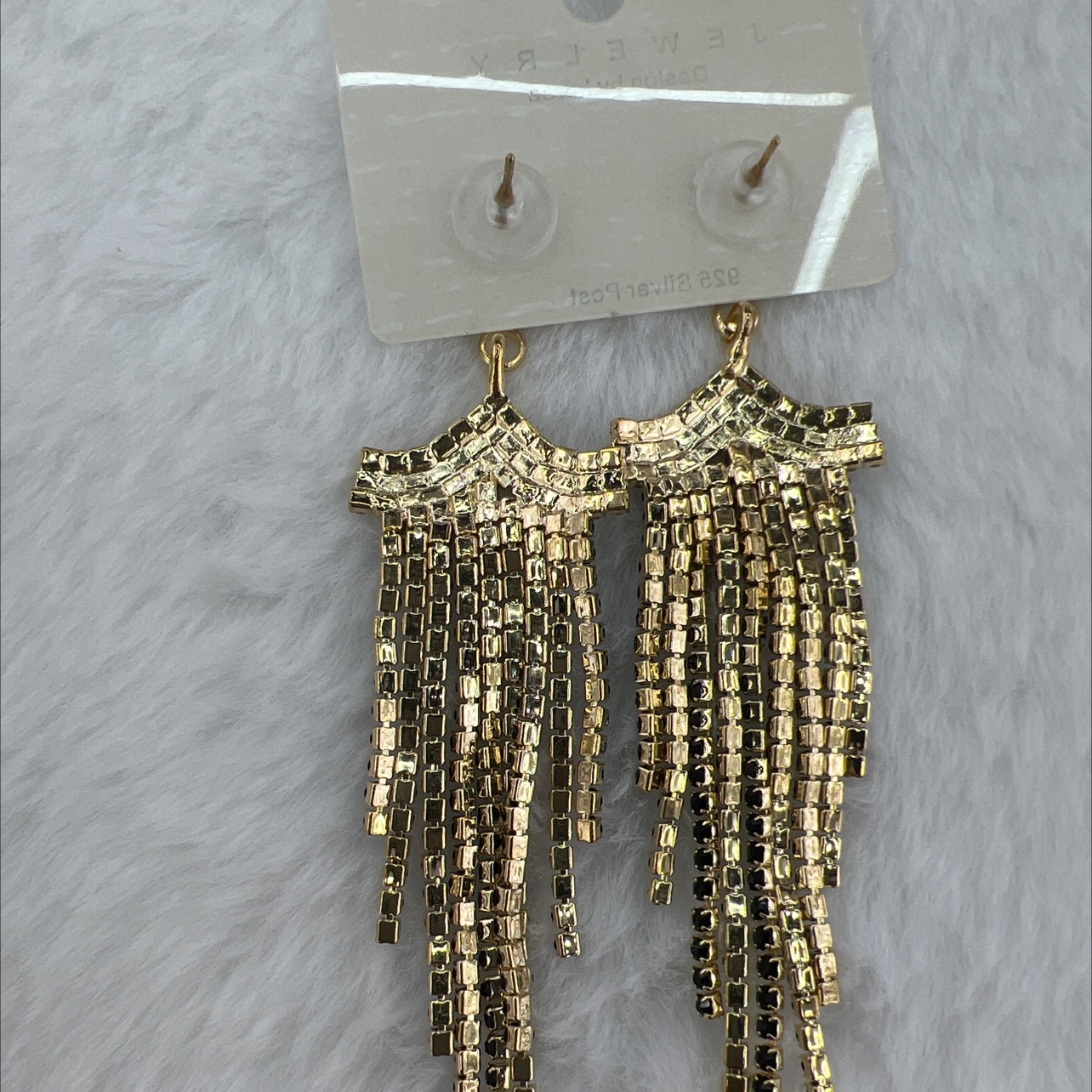 High-end zirconia earrings from a famous brand, fashionable accessories, shining earrings, unique design, exquisite and beautiful earrings, European popular online hit, star-style zirconia earrings details Picture