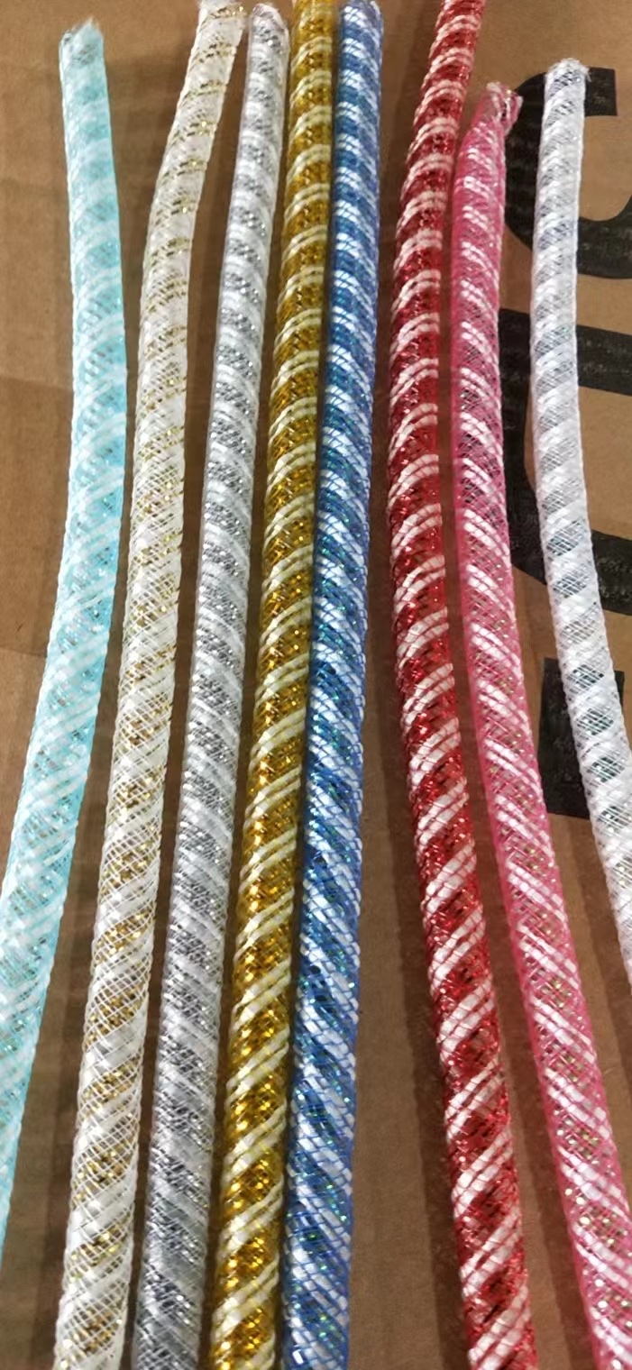 Elastic mesh webbing ribbon webbing
