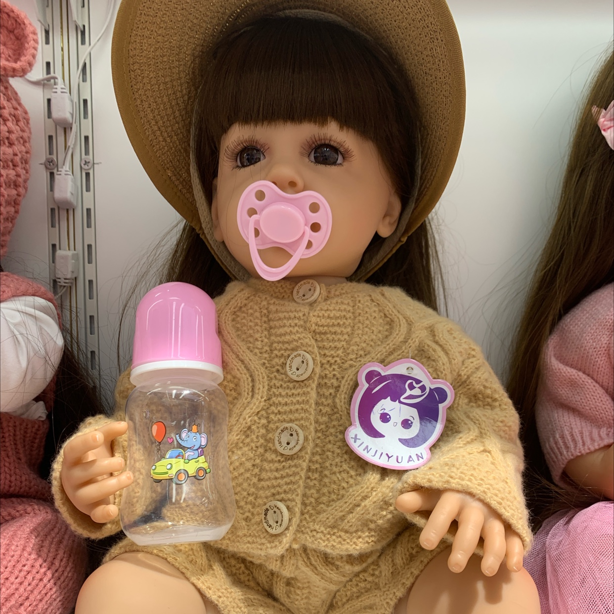 Cute reborn dolls. As a gift for your girlfriend, cute simulation dolls, DIy Barbie dolls, BJD doll gift box toys, children's toys, singing and dancing details Picture