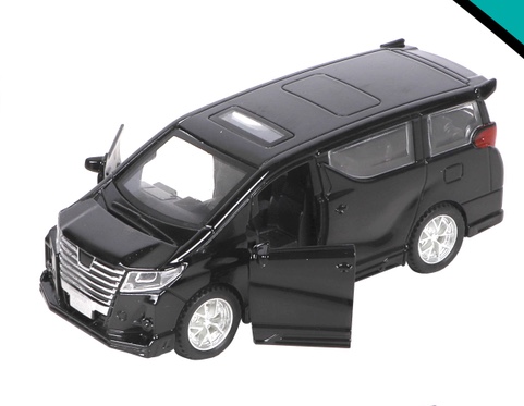 2024年新款，1:32丰田埃尔法回力合金车 车门可开，混色，按件批发详情图3