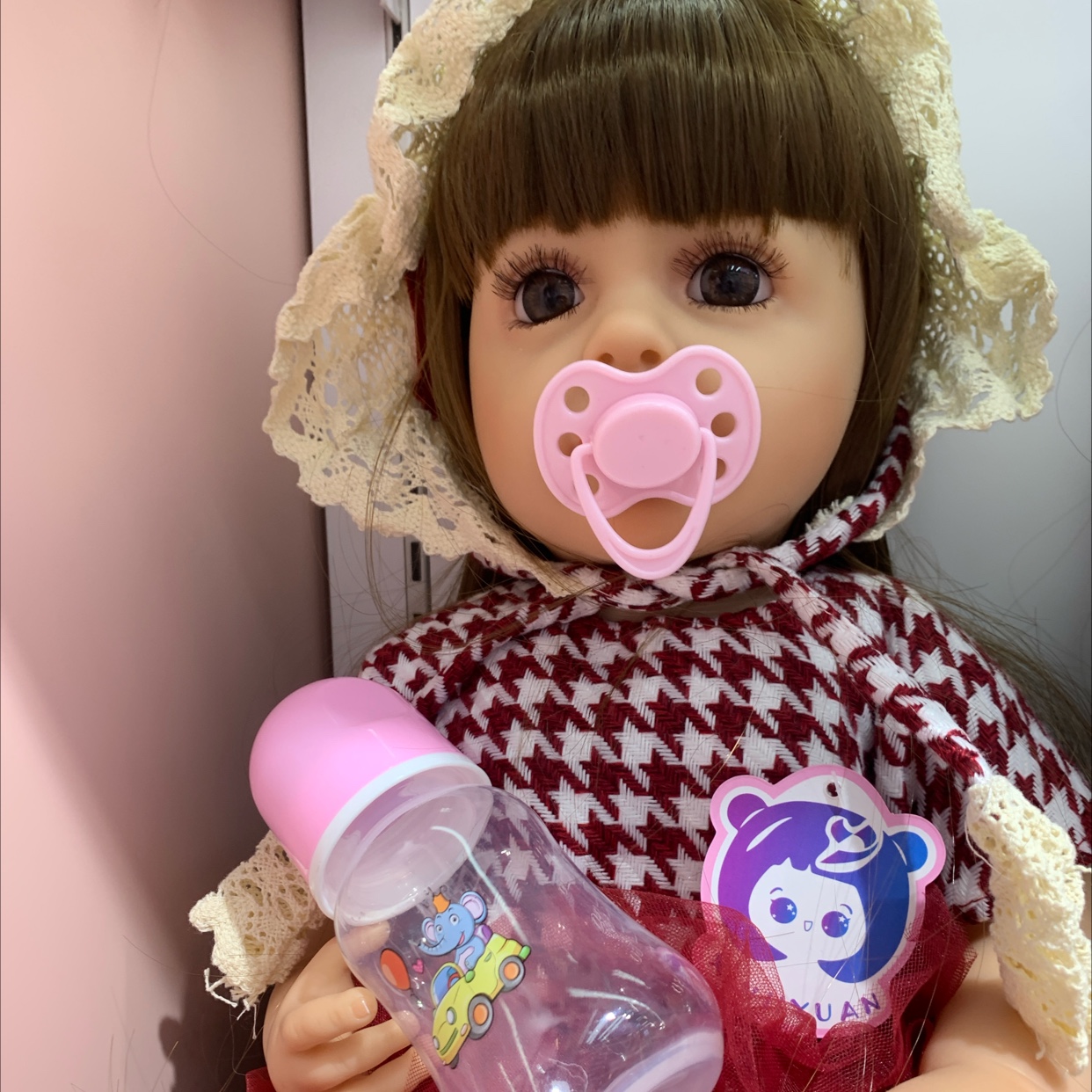 可爱重生娃娃送女朋友礼物可以DIY，高级感搪胶材质，仿真娃娃芭比娃娃BJD娃娃儿童玩具唱歌跳舞芭比礼盒玩具细节图
