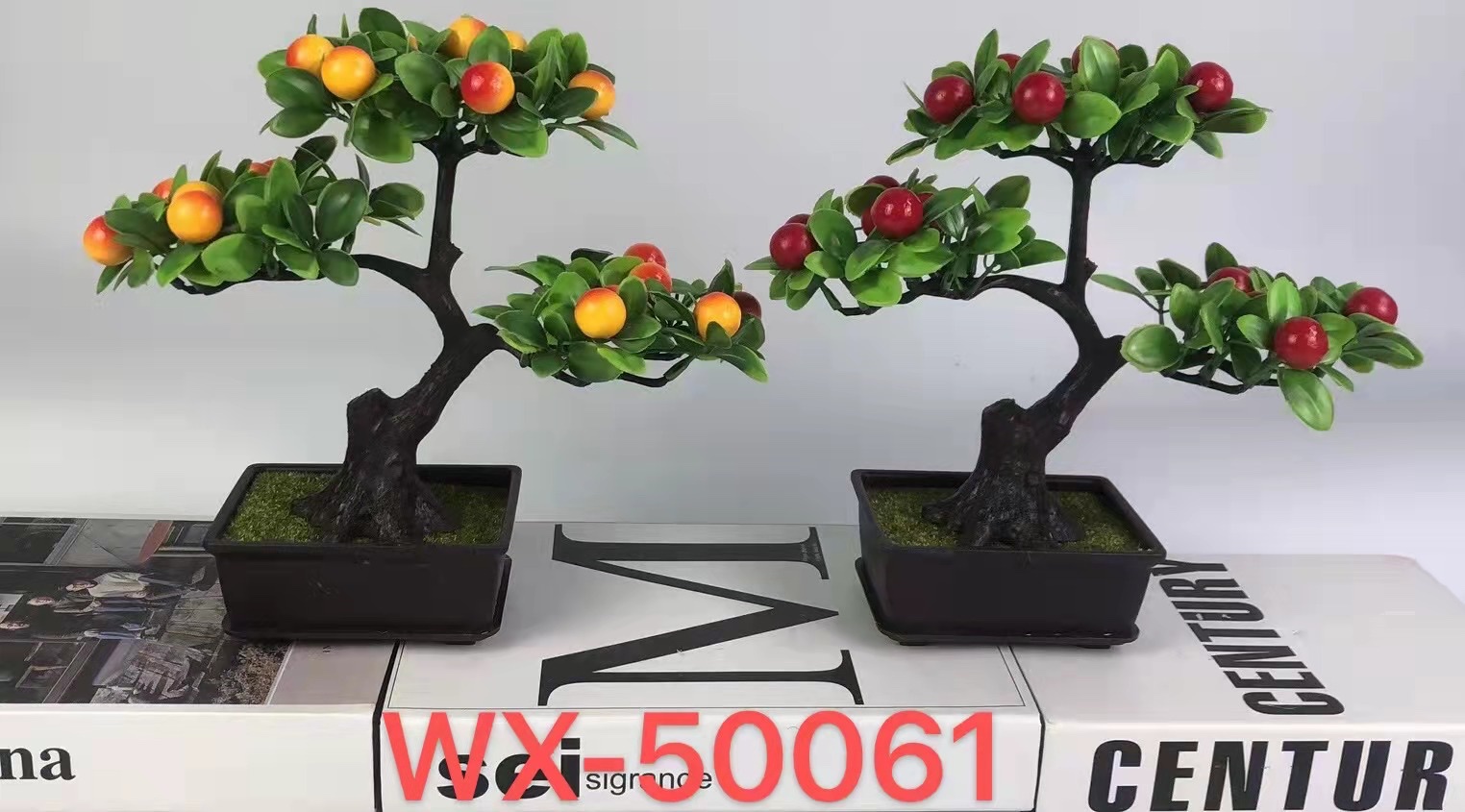 盆景 仿真花白底实物图