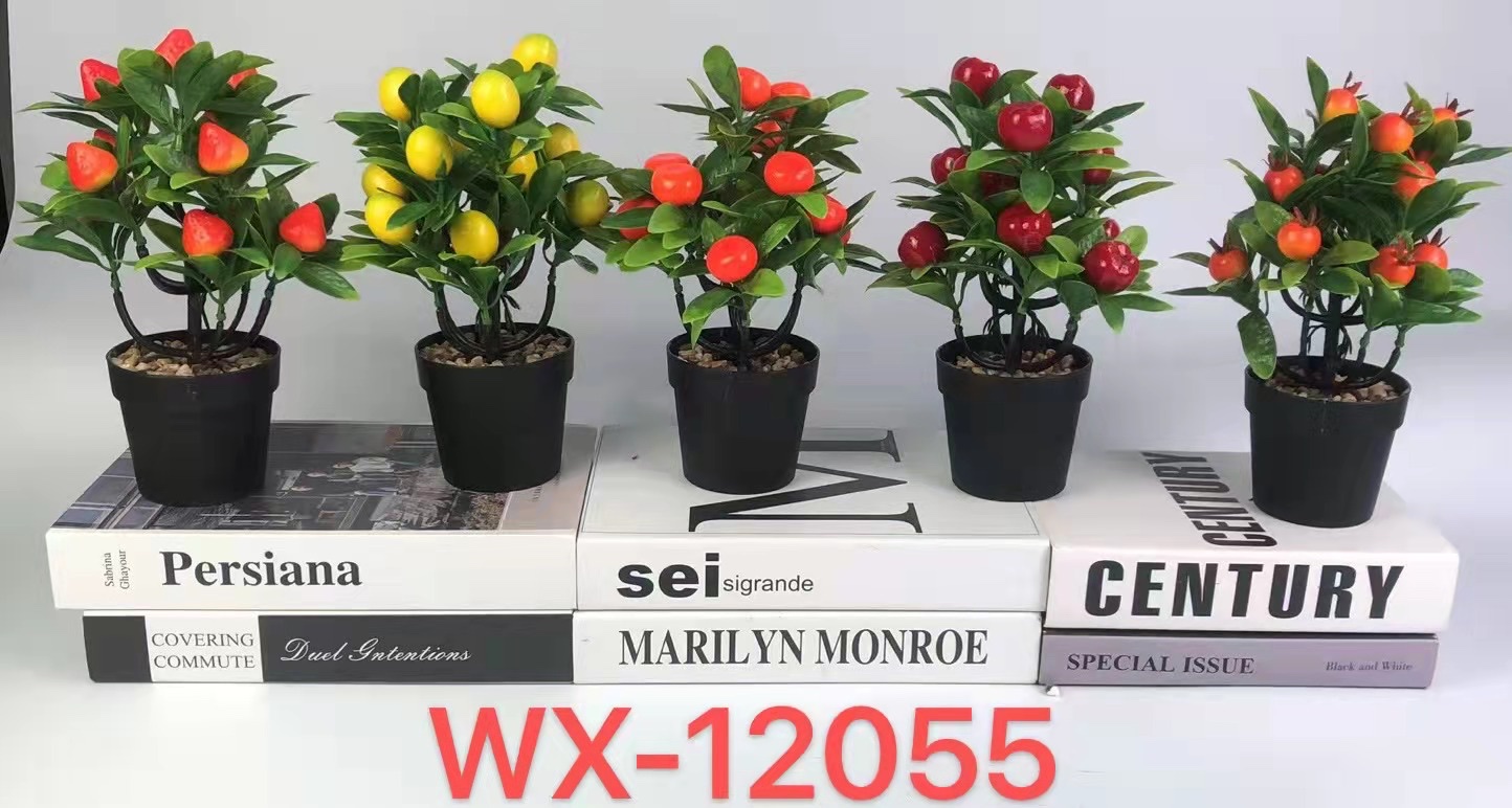 盆景 仿真花细节图