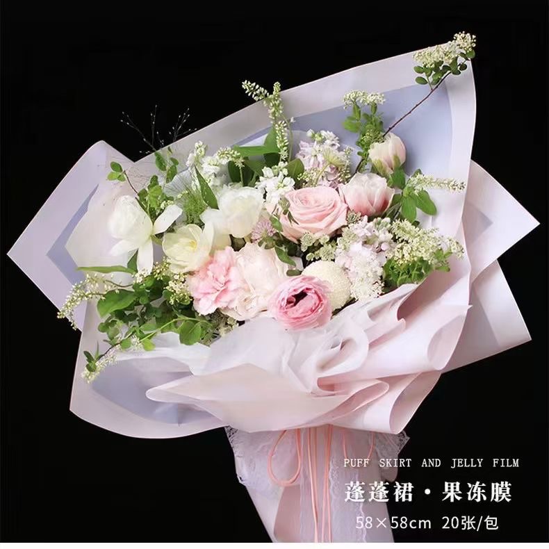 Flower paper airplane box, special cardboard box, high-quality crepe paper packaging, flower gift box, creative DIY handicrafts, fresh flower paper, flower paper, flower paper detail image 6