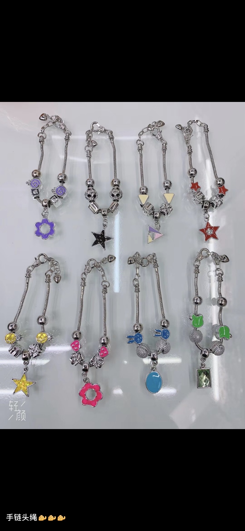 电镀珠子手链手串五彩绳首饰朱砂手链手串手链五彩绳首饰手串手链五彩绳五彩绳首饰详情图8