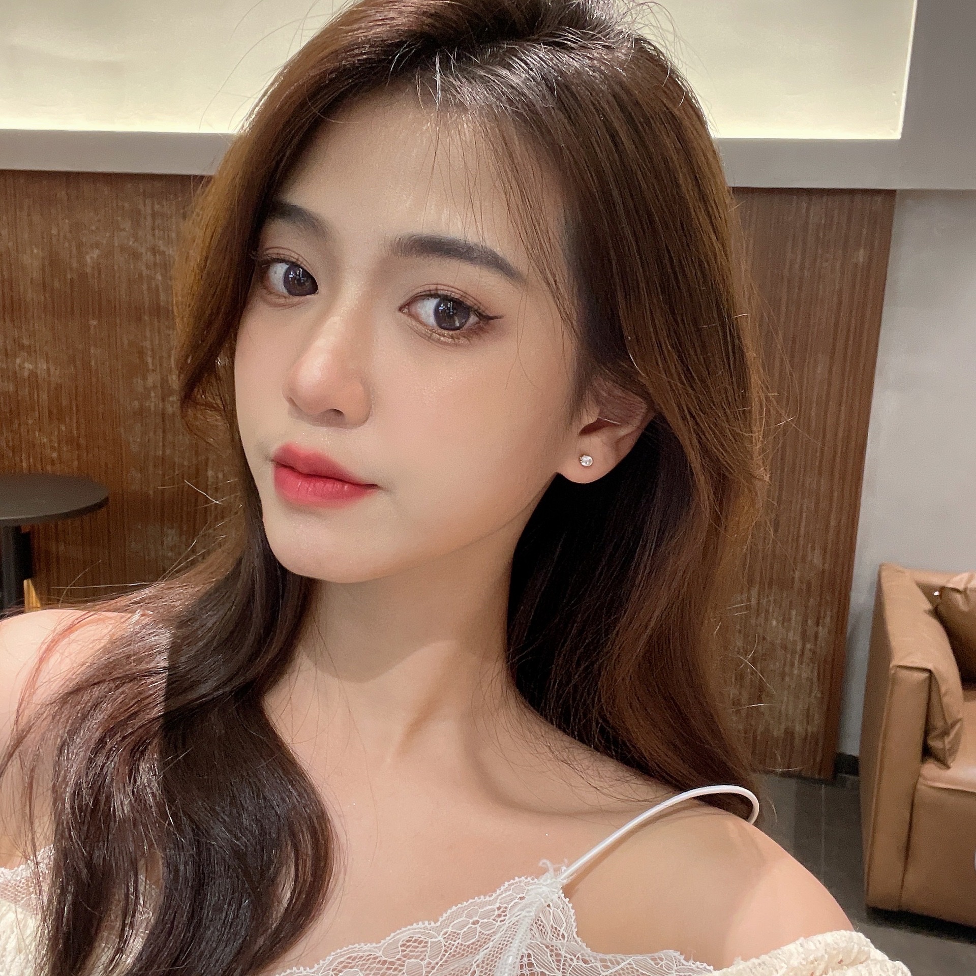 新款3a锆石银针女三对装耳钉彩色超闪几何睡觉小巧耳环叠戴耳饰耳饰耳环锆石耳环详情图3