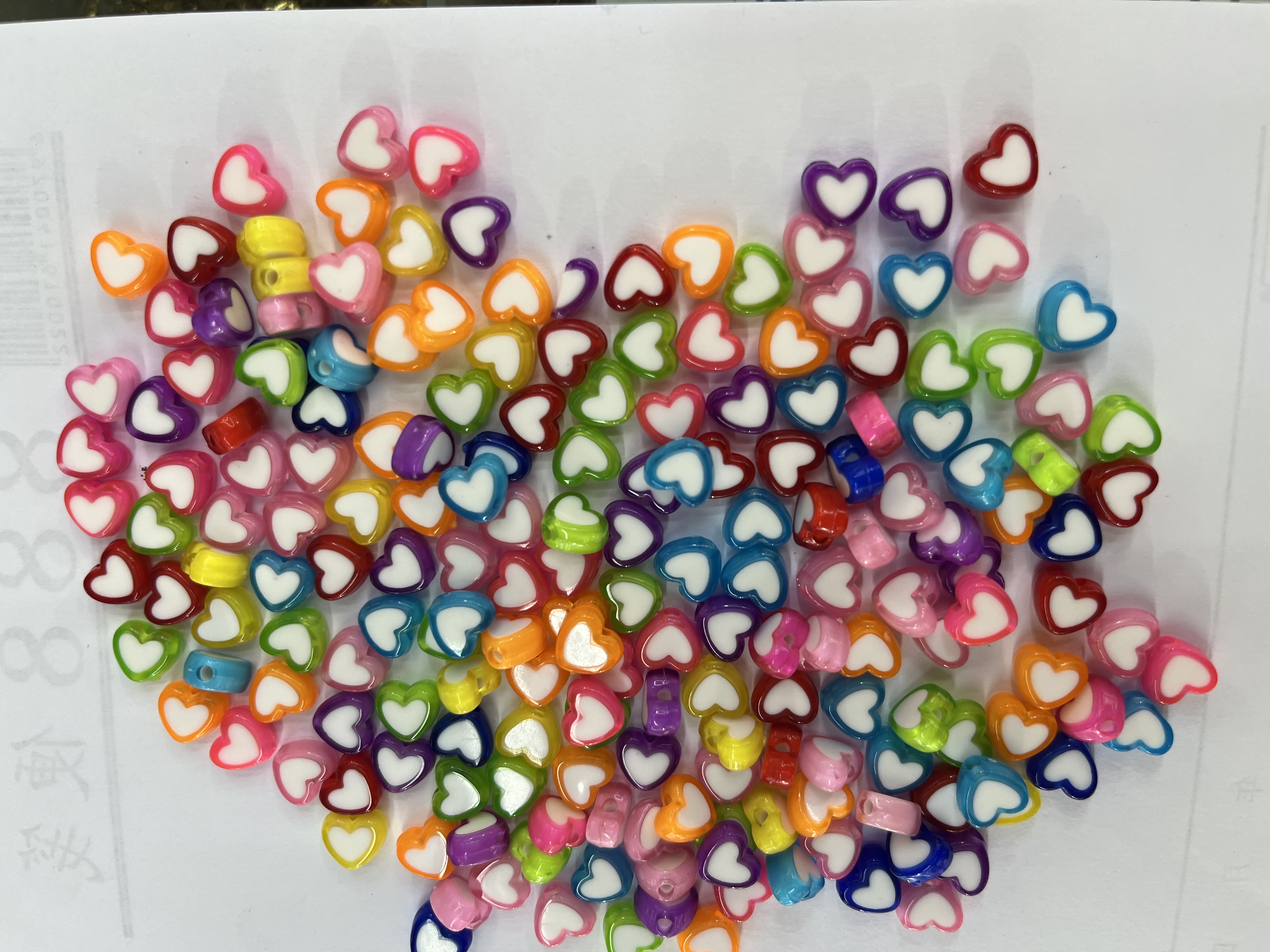 压克力双色爱心