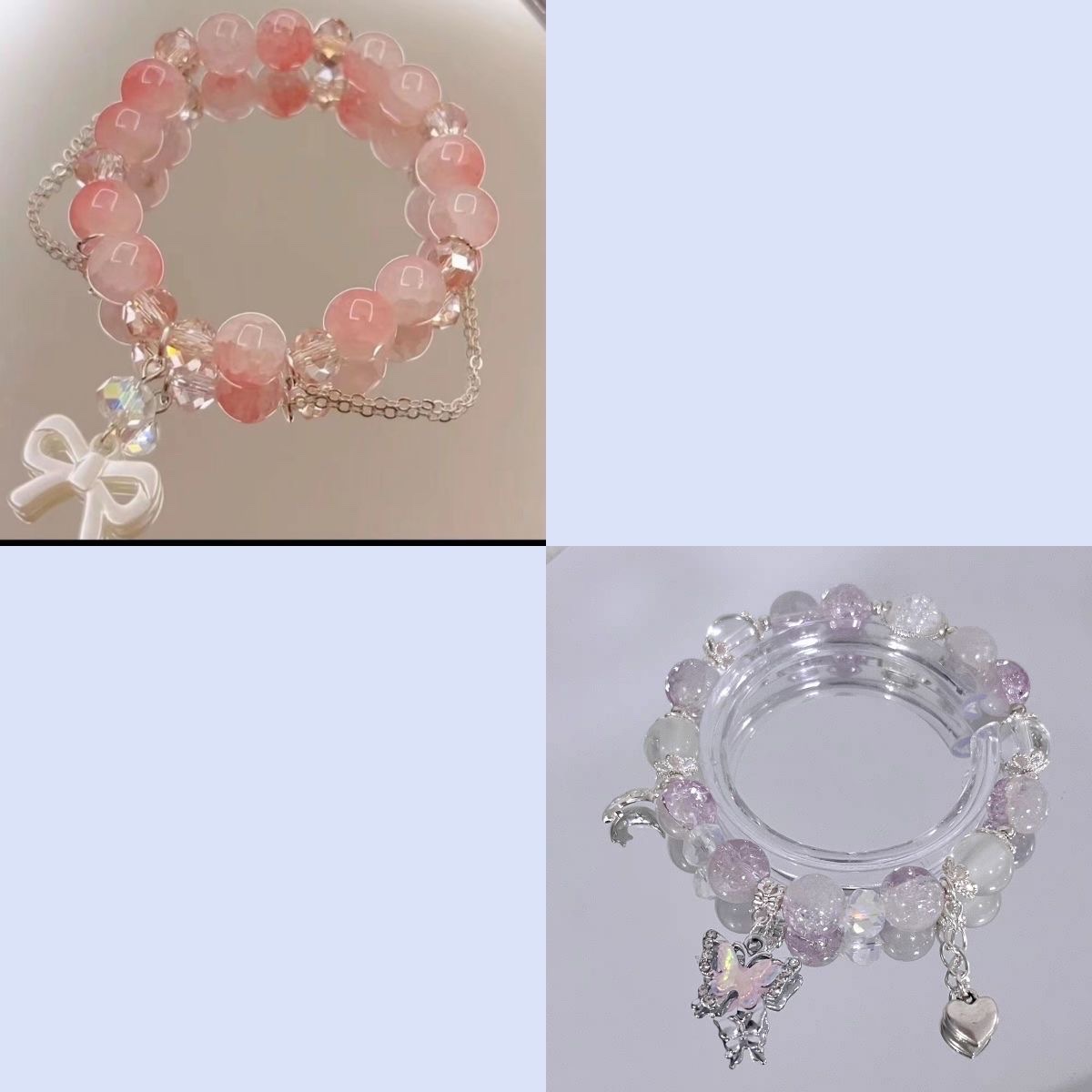 Hot-selling recommendation: Ice-crack butterfly bracelet. A sweet and unique design for women. A trendy gift for couples, best friends and students Application Scenario