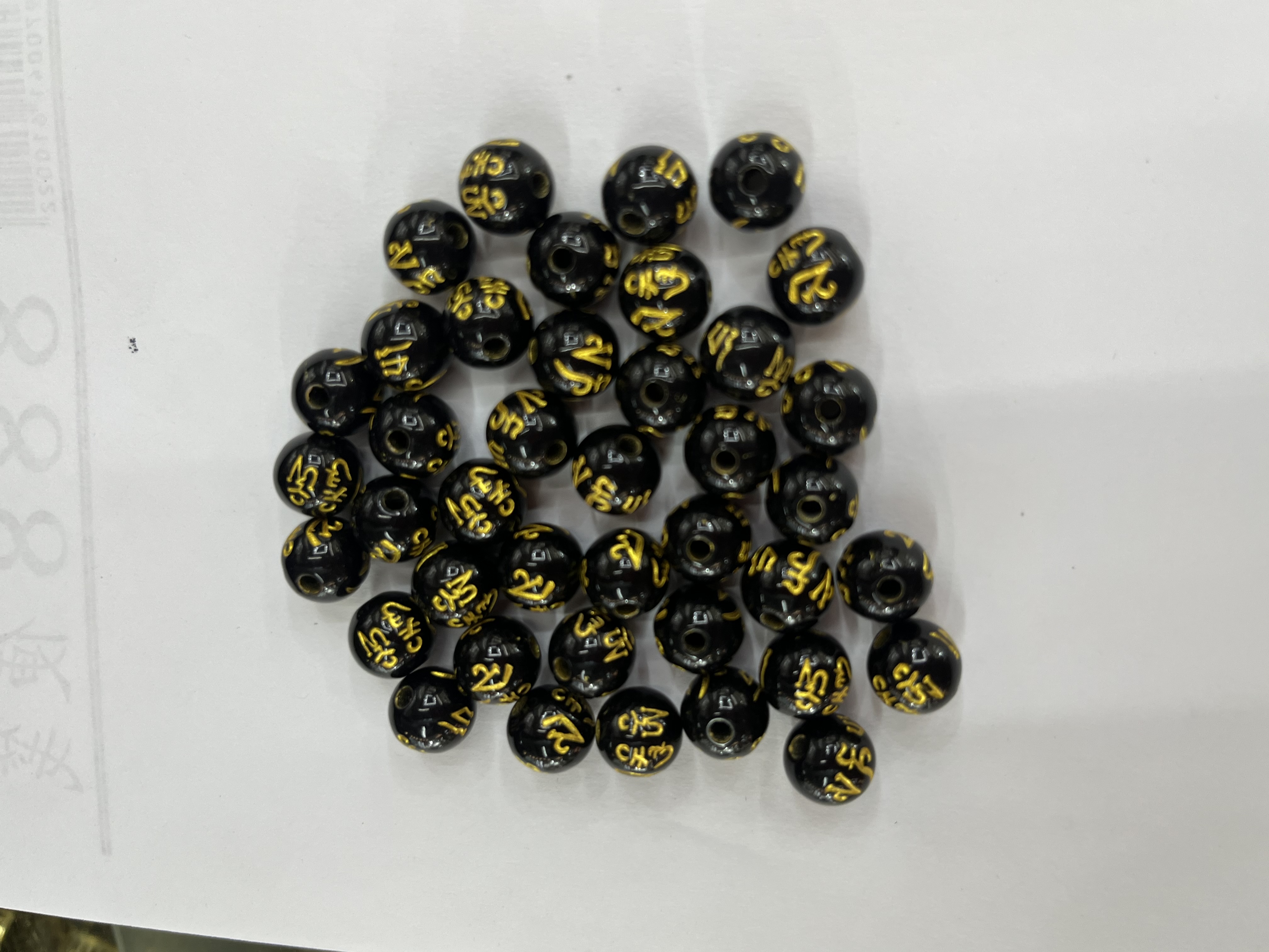 压克力6字真言珠详情图2