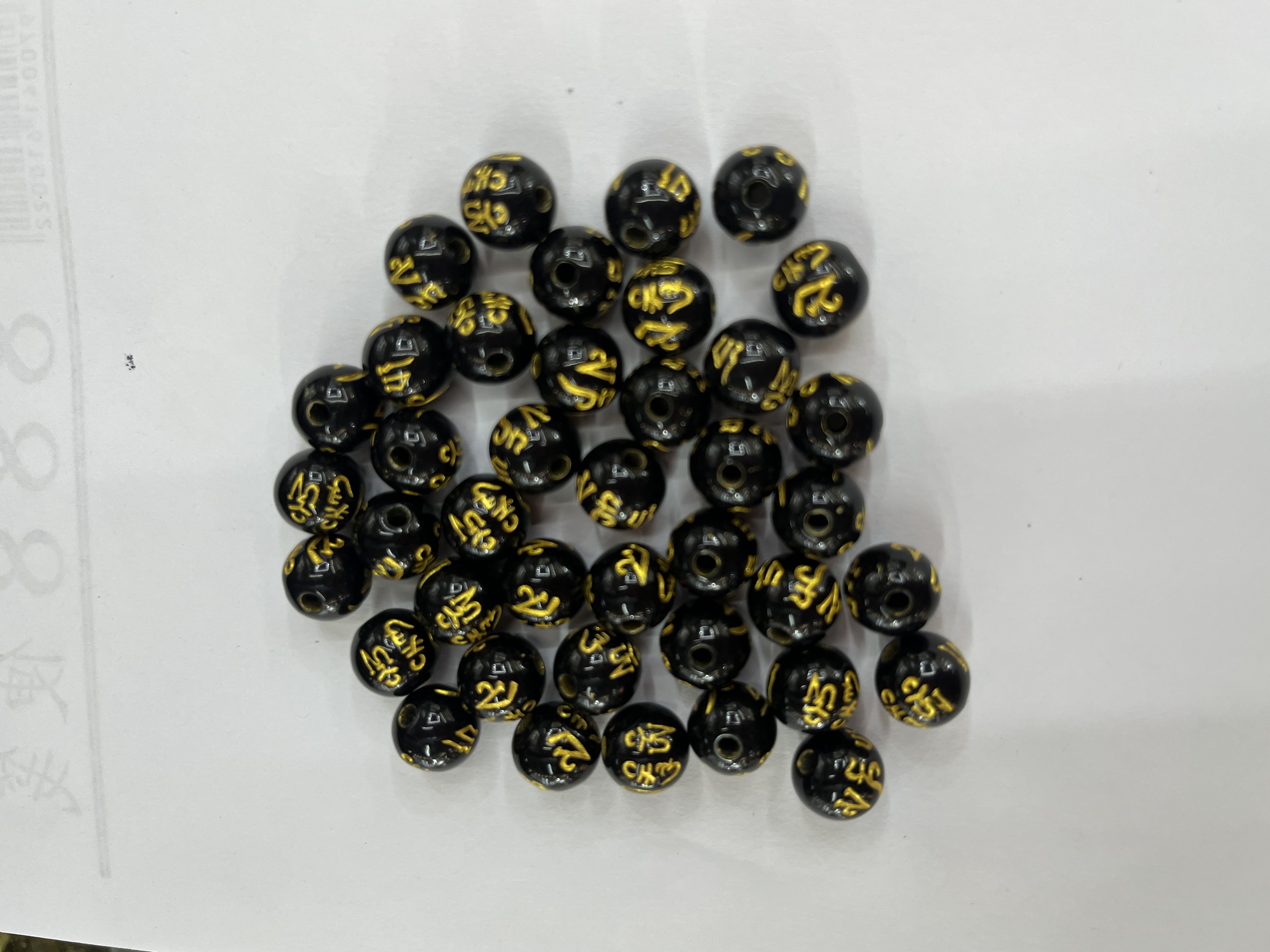 压克力6字真言珠详情图6