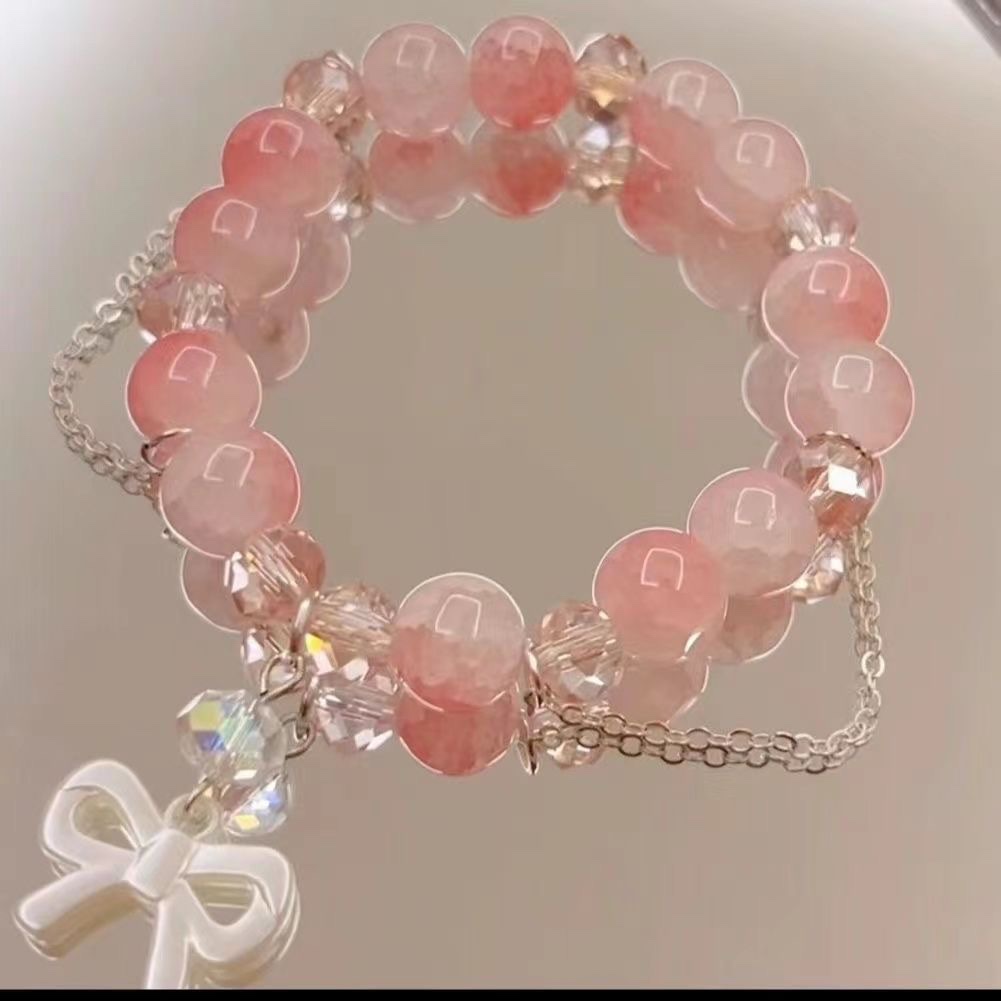 Hot-selling recommendation: Ice-crack butterfly bracelet. A sweet and unique design for women. A trendy gift for couples, best friends and students Specification image
