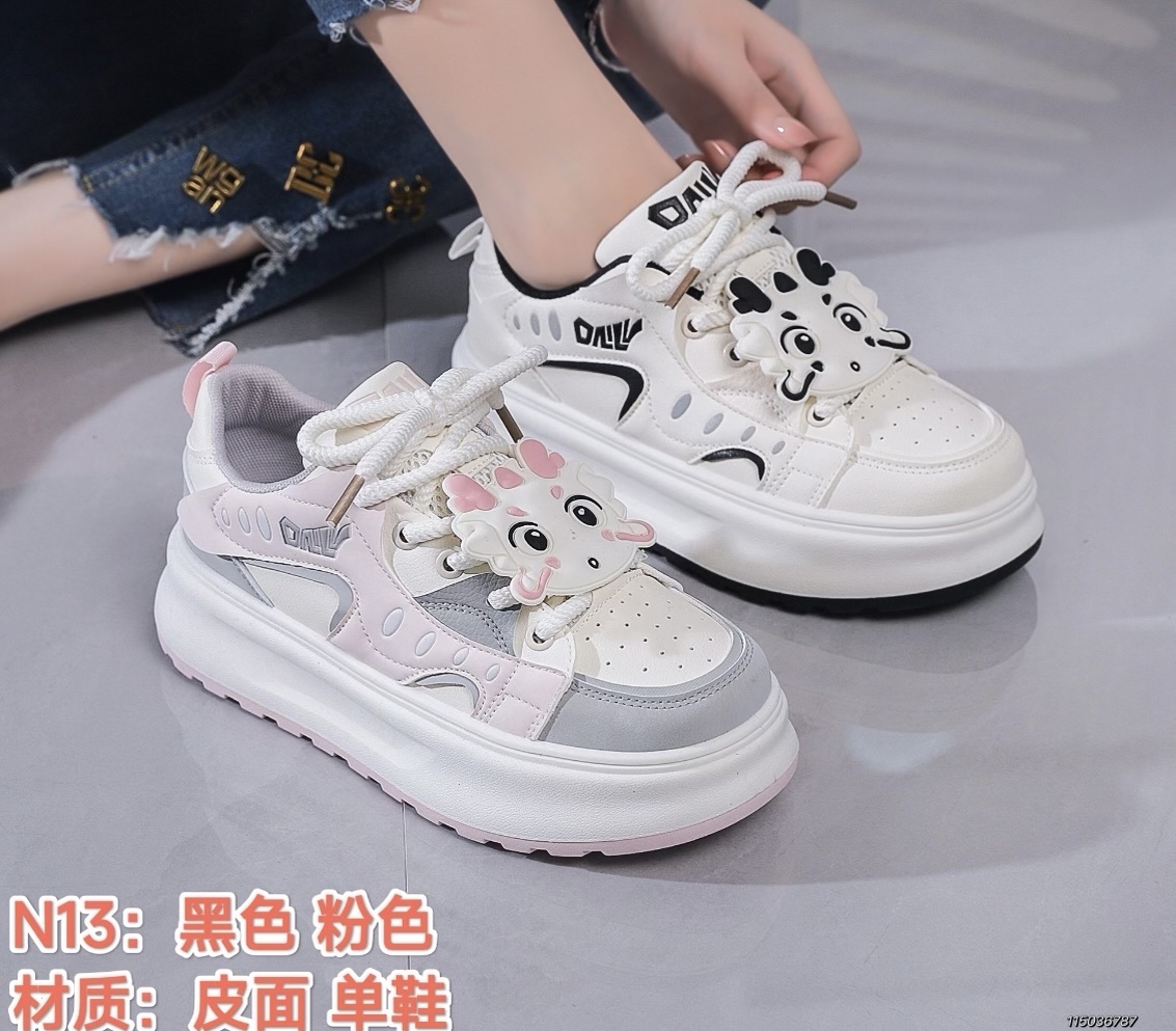 2024新款女士运动小白鞋厚底休闲鞋women’s sneakers 运动鞋细节图