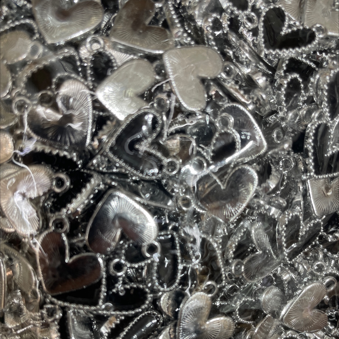 DIY手工制作饰品配件 珍珠树脂装饰 不锈钢耳钉配件 美丽耳环材料包饰品配件diy饰品配件详情图4