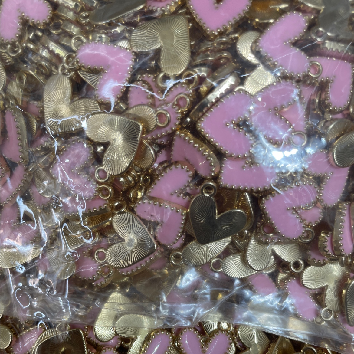 DIY手工制作饰品配件 珍珠树脂装饰 不锈钢耳钉配件 美丽耳环材料包饰品配件diy饰品配件细节图