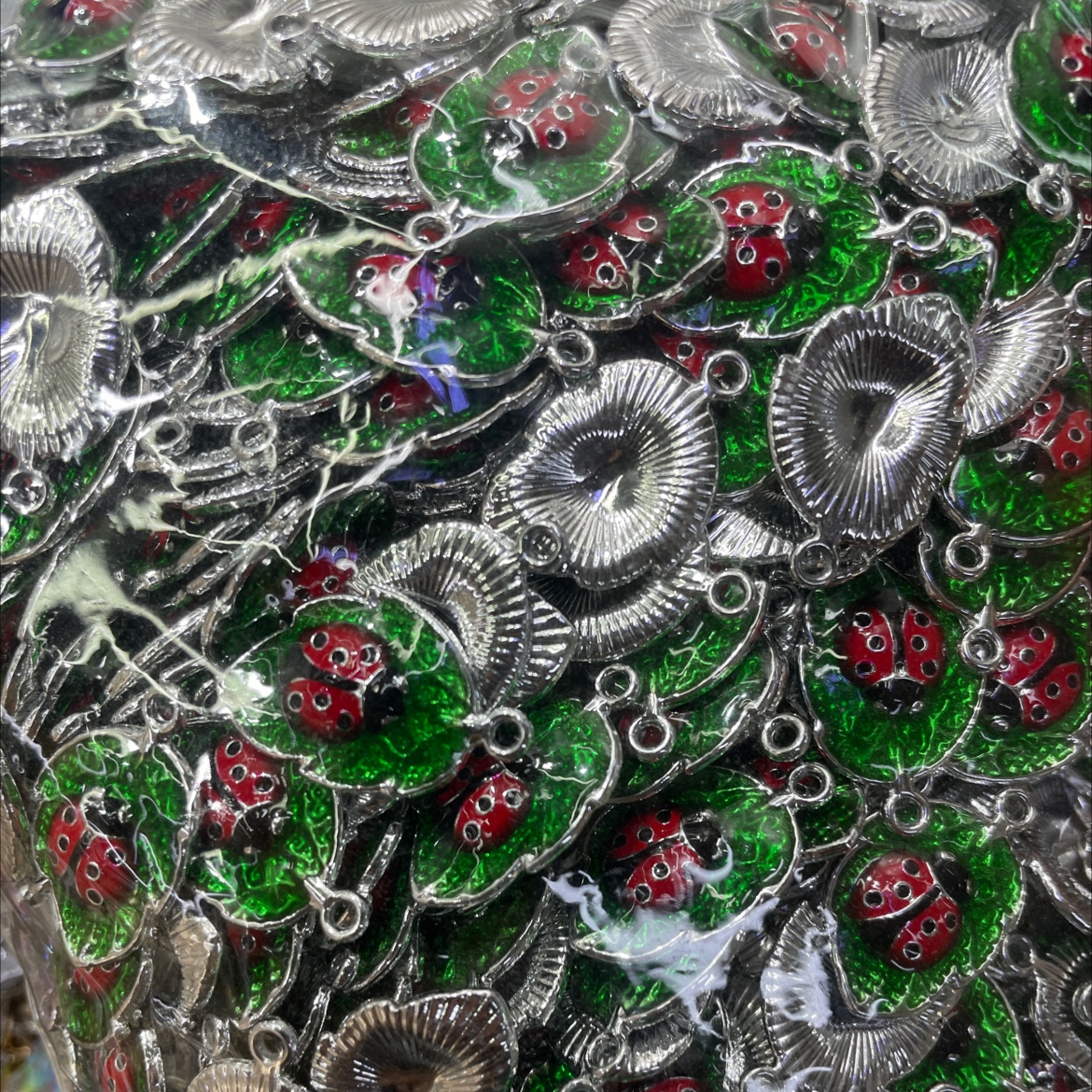 DIY饰品配件 珍珠装饰 树脂配件 不锈钢饰品配件 手工耳环材料包 手链项链制作配件饰品配件详情图5