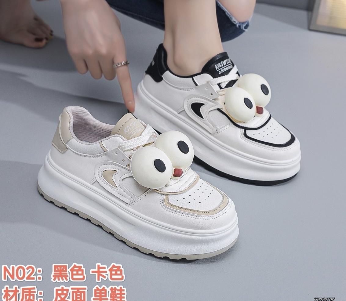 2024新款女士运动小白鞋厚底休闲鞋women’s sneakers 运动鞋详情图3