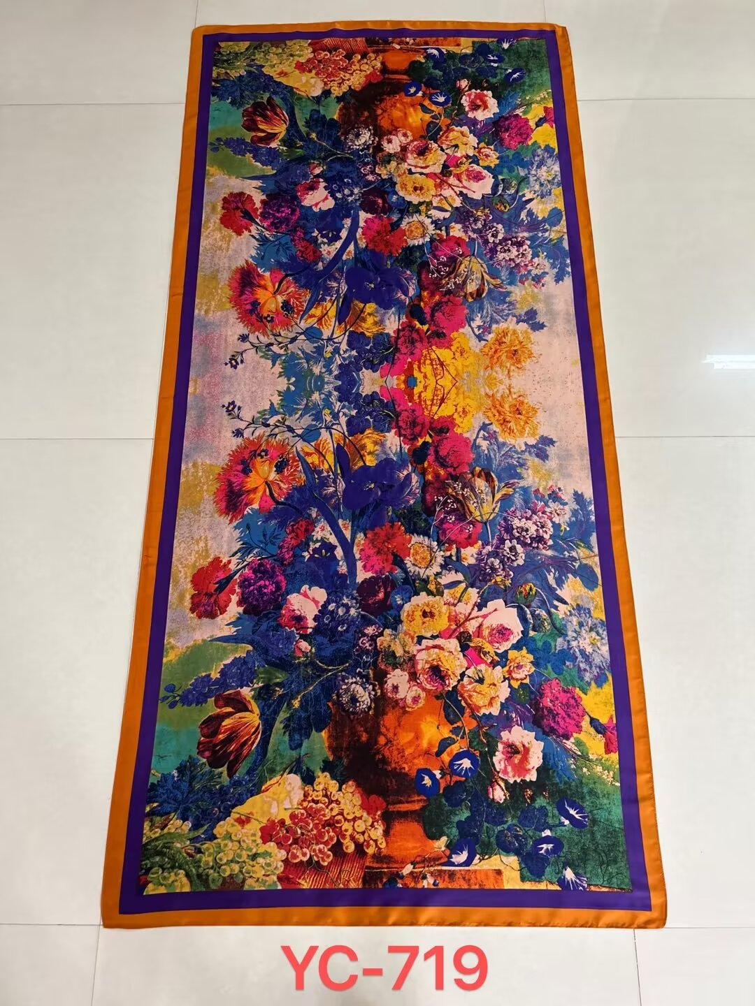 Beautiful Brocade Summer Windproof Cape Beautiful Brocade Silk Scarf Fashion Scarf Beach Towel Sunblock Towel