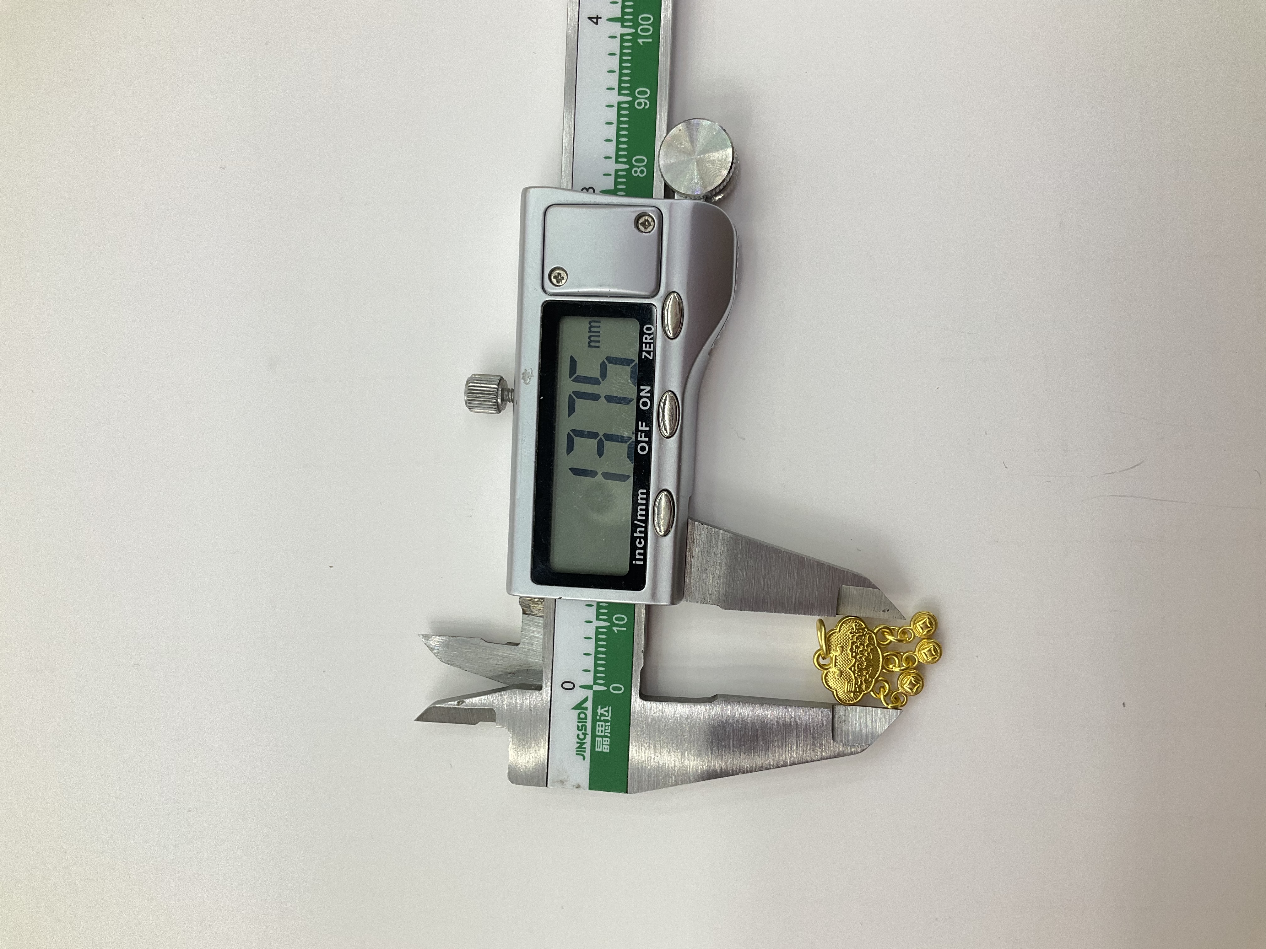 长命富贵锁出入平安古法沙金手工diy制作手链项链小吊坠合金配件详情图4