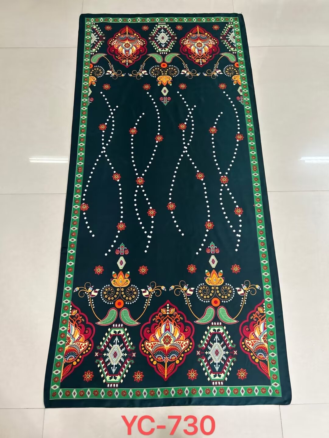 Fashion New Beautiful Brocade Silk Scarf Long Scarf Trend New Sunblock Beach Towel Air Conditioning Shawl