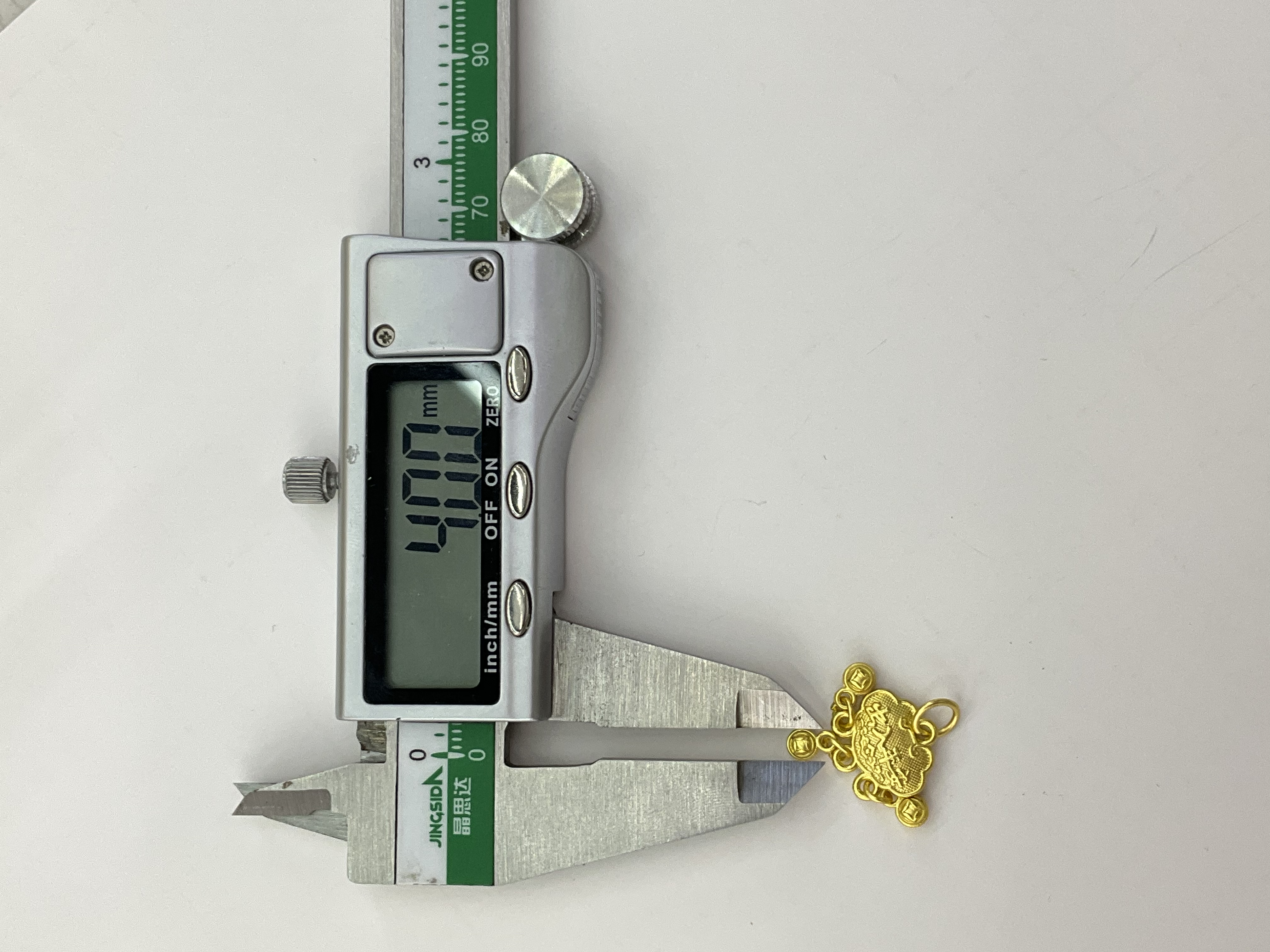 长命富贵锁出入平安古法沙金手工diy制作手链项链小吊坠合金配件详情图7