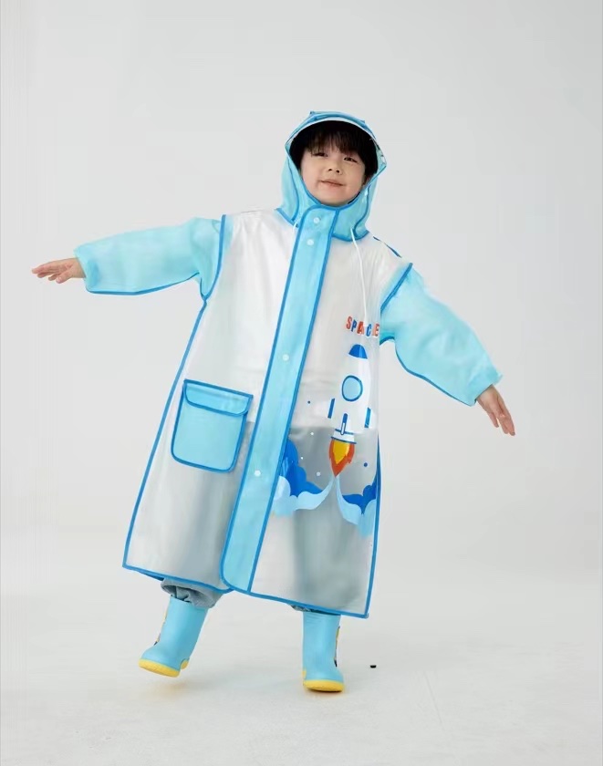 EVA儿童雨衣批发男女雨衣