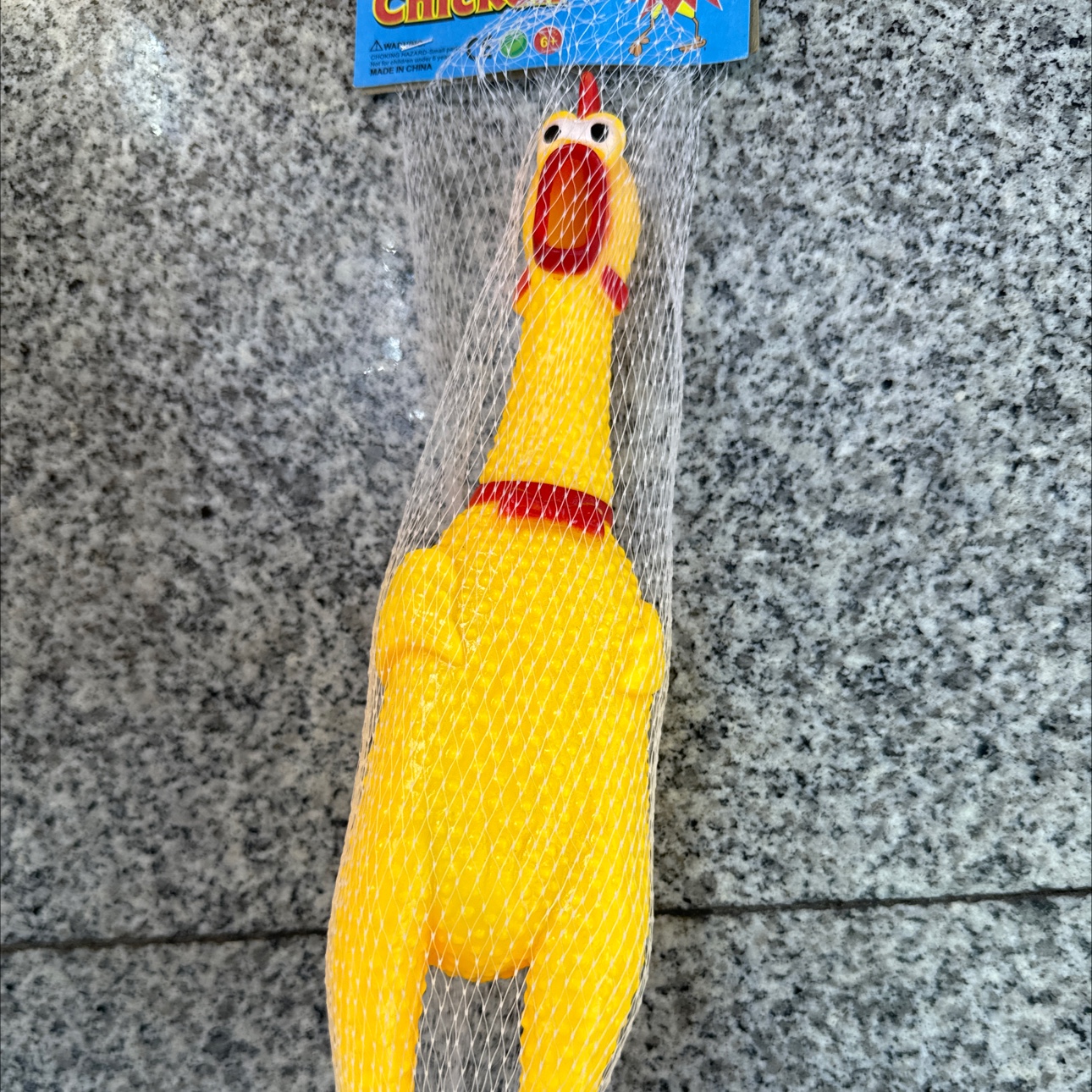 发泄鸡白底实物图