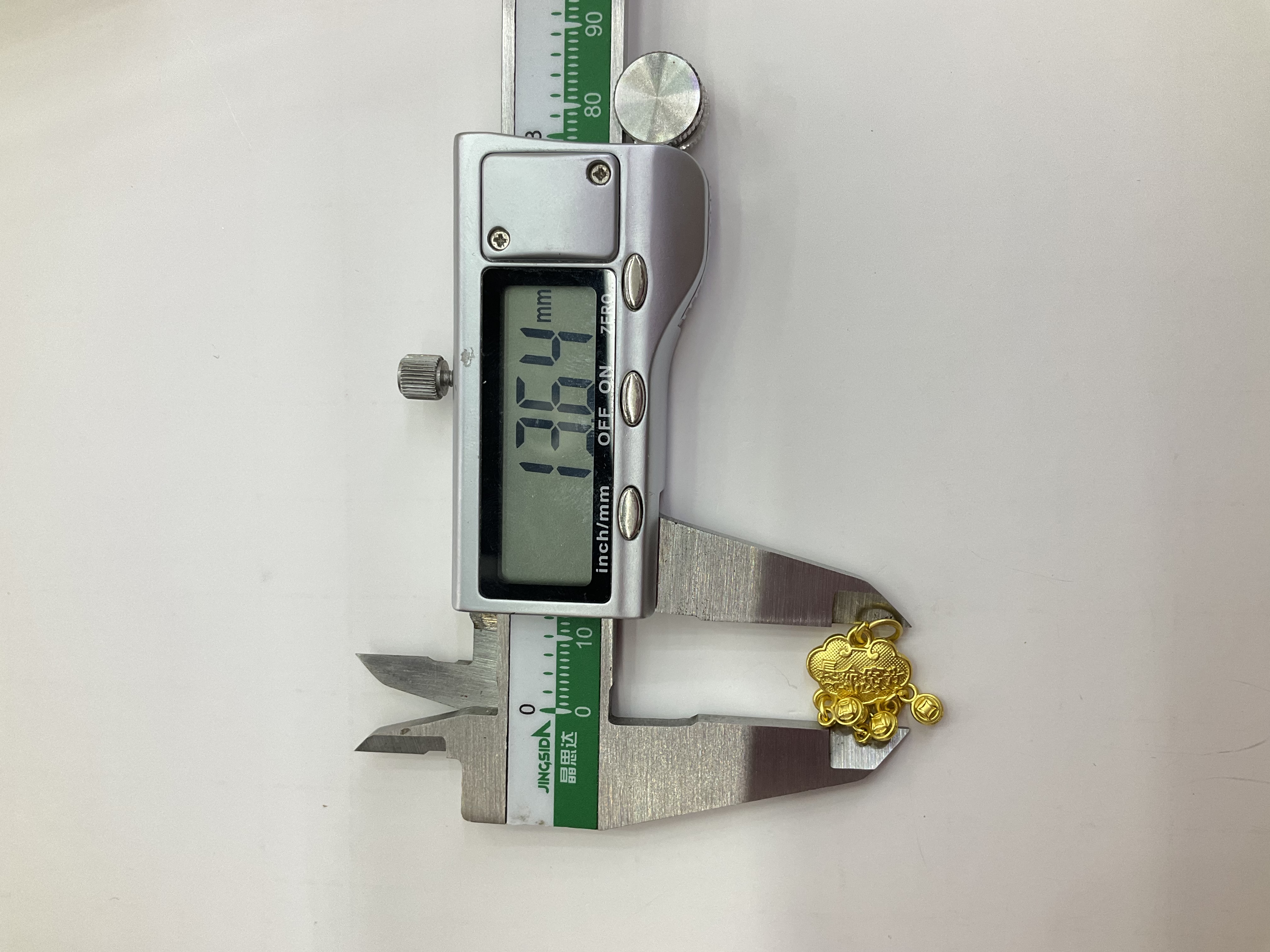 长命富贵锁出入平安古法沙金手工diy制作手链项链小吊坠合金配件详情图6