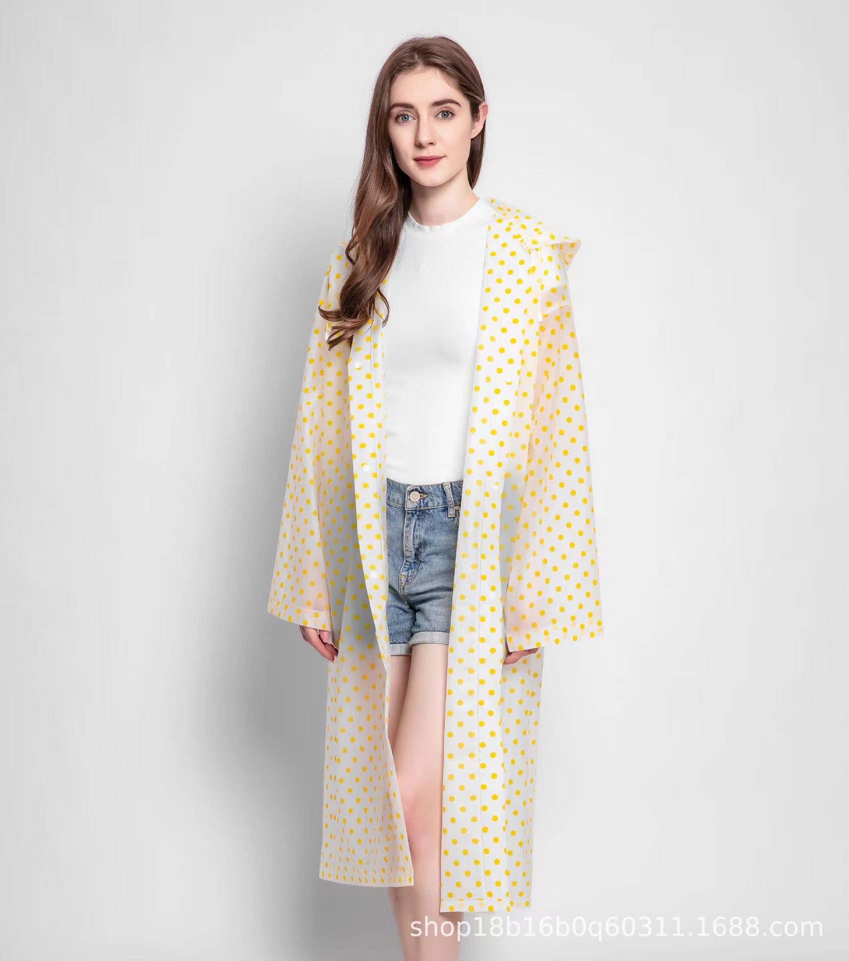 EVA波点时尚雨衣 雨衣